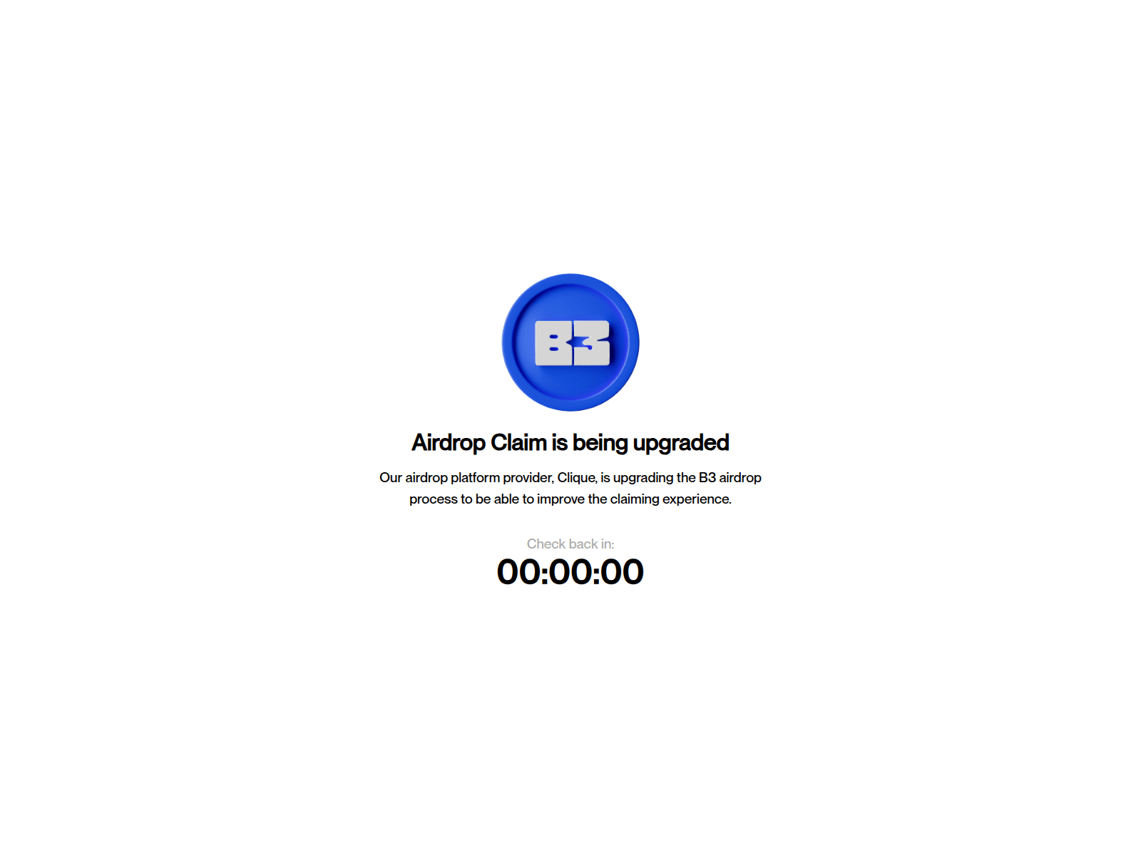 Screenshot of temp-airdrop-page.pages.dev