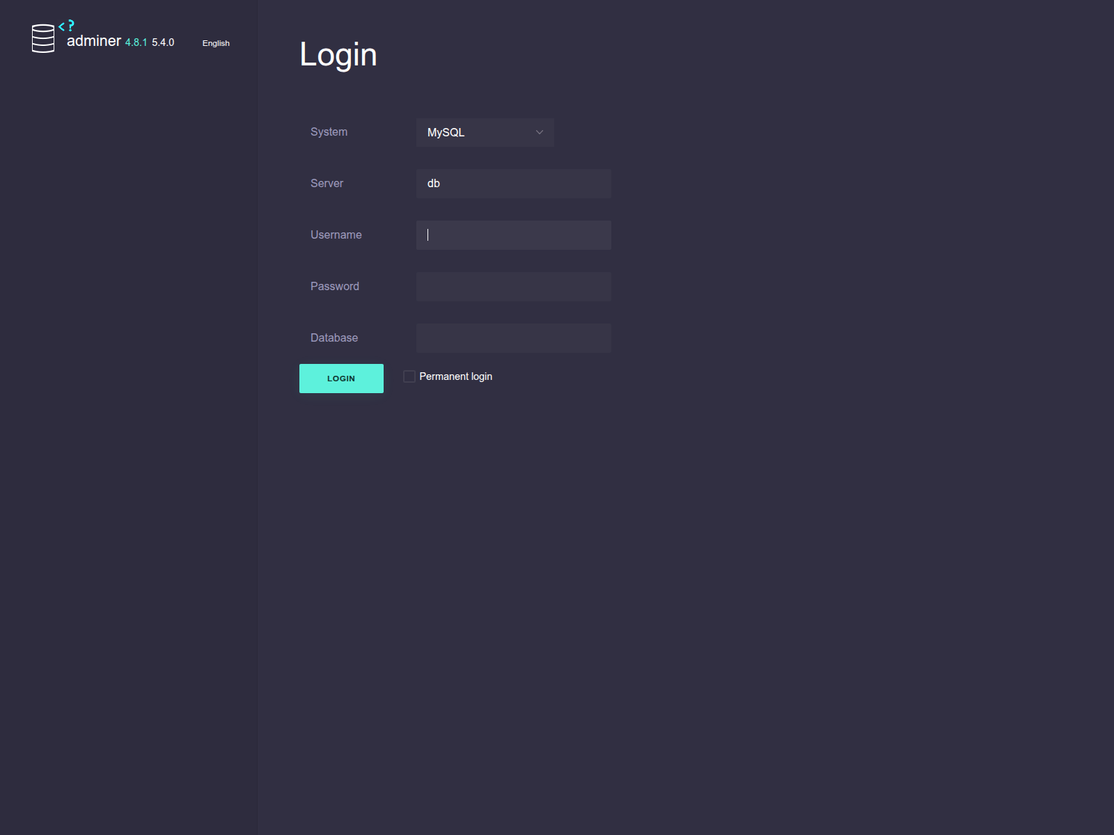 Screenshot of adminer.airdropsms.com