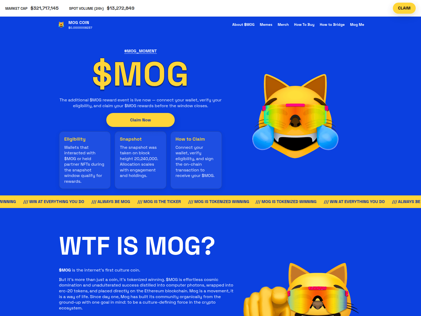 Screenshot of getmog.org