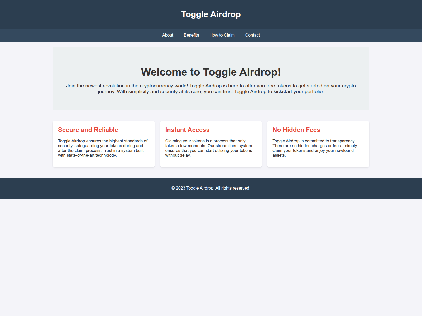 Screenshot of toggleairdrop.live