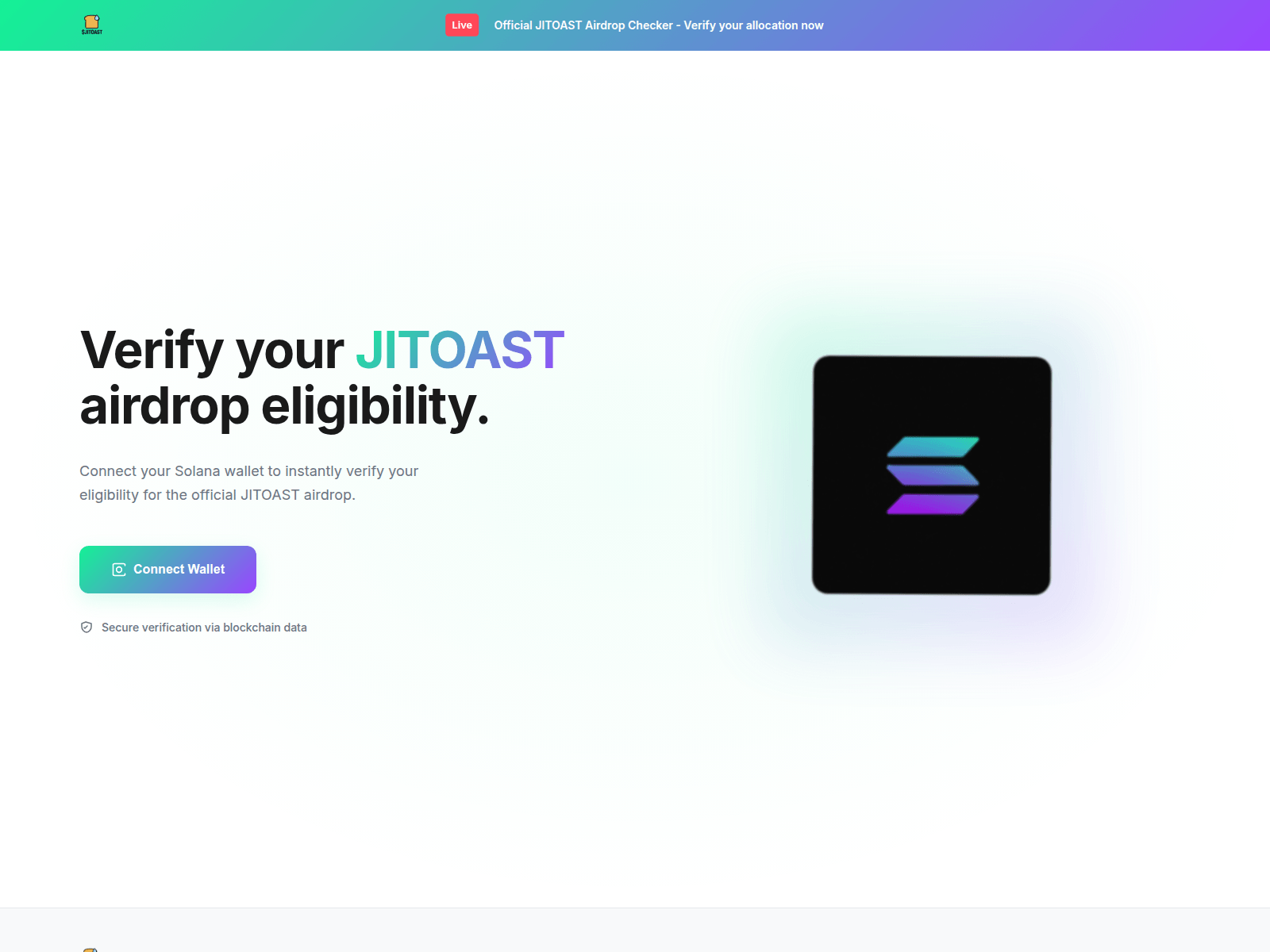 Screenshot of jitoastclaim.xyz