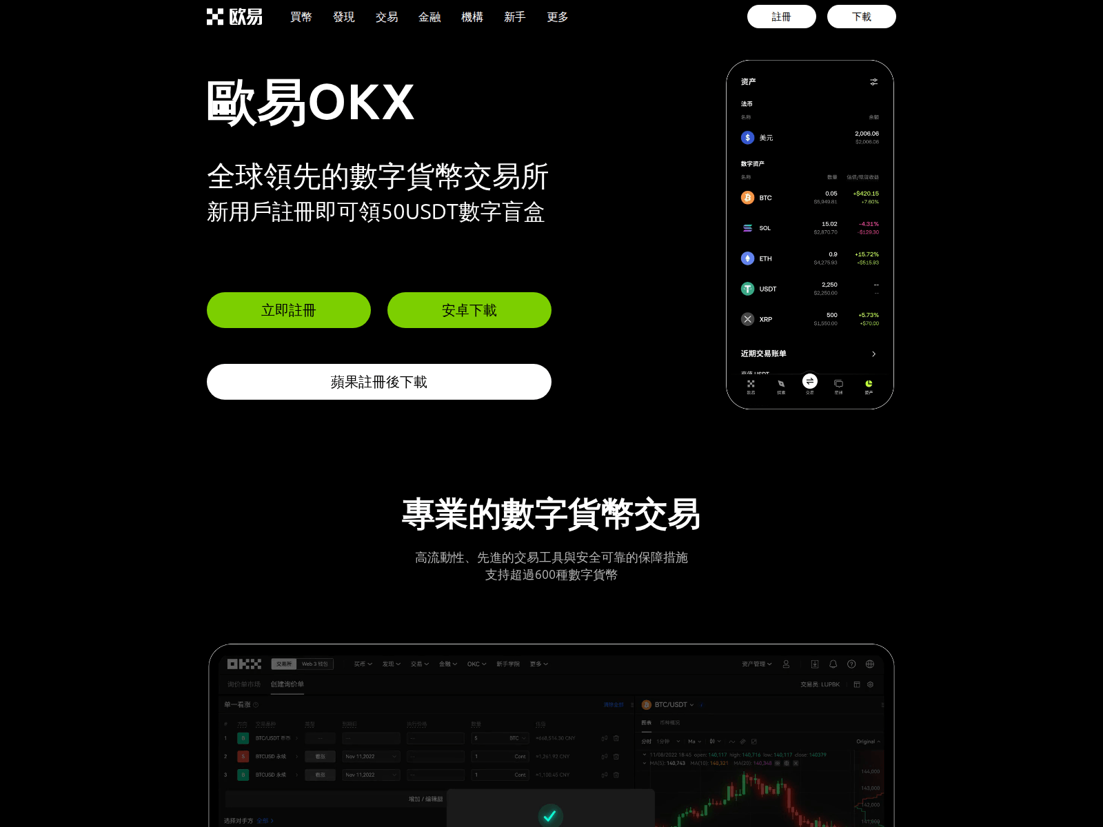 Screenshot of www.okx.city
