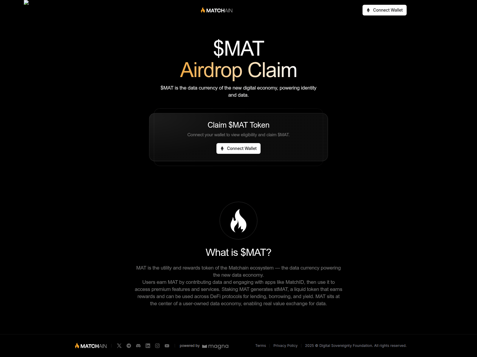 Screenshot of claim-matchaln.xyz