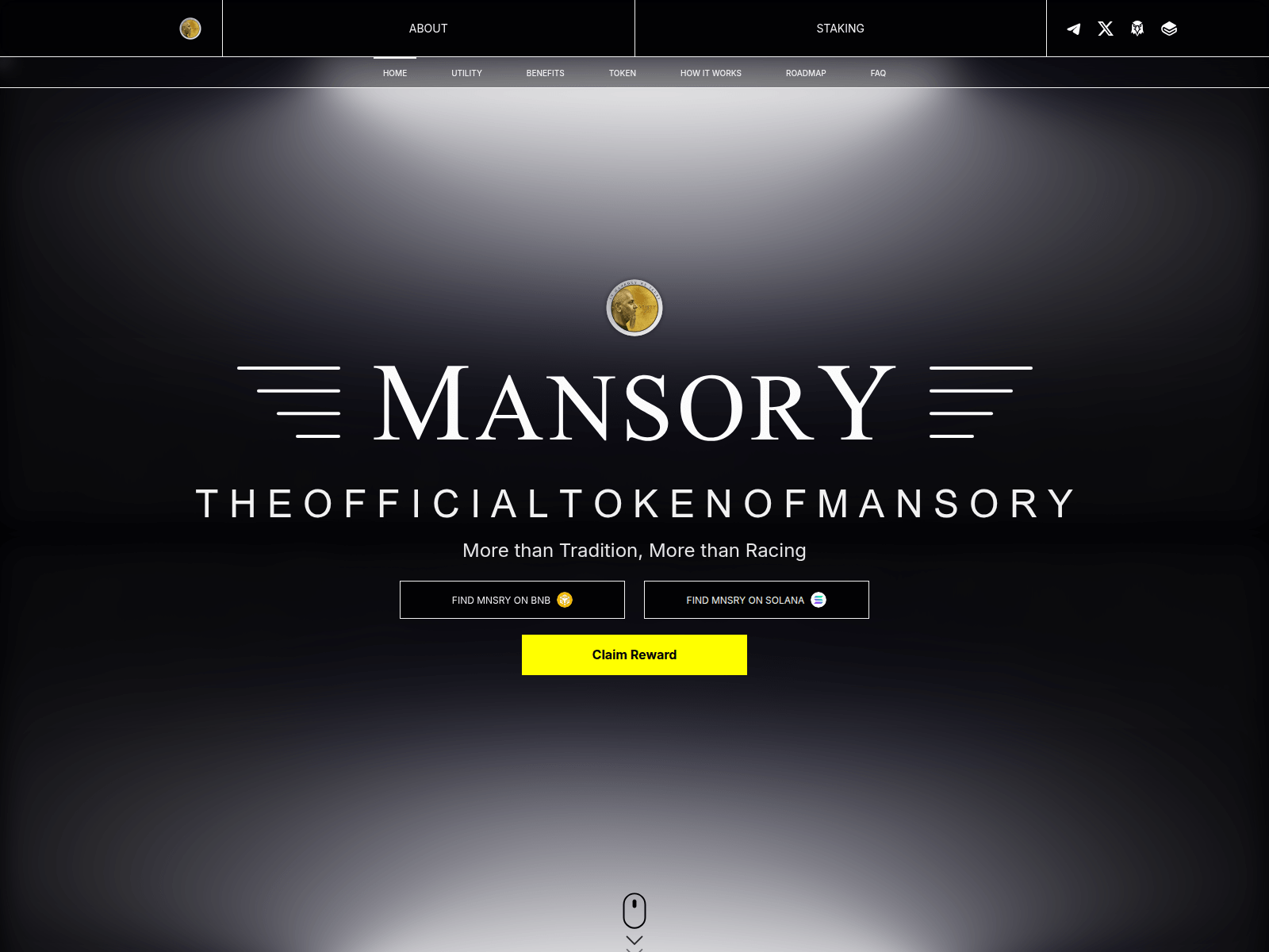 Screenshot of mansorytokendrop.com