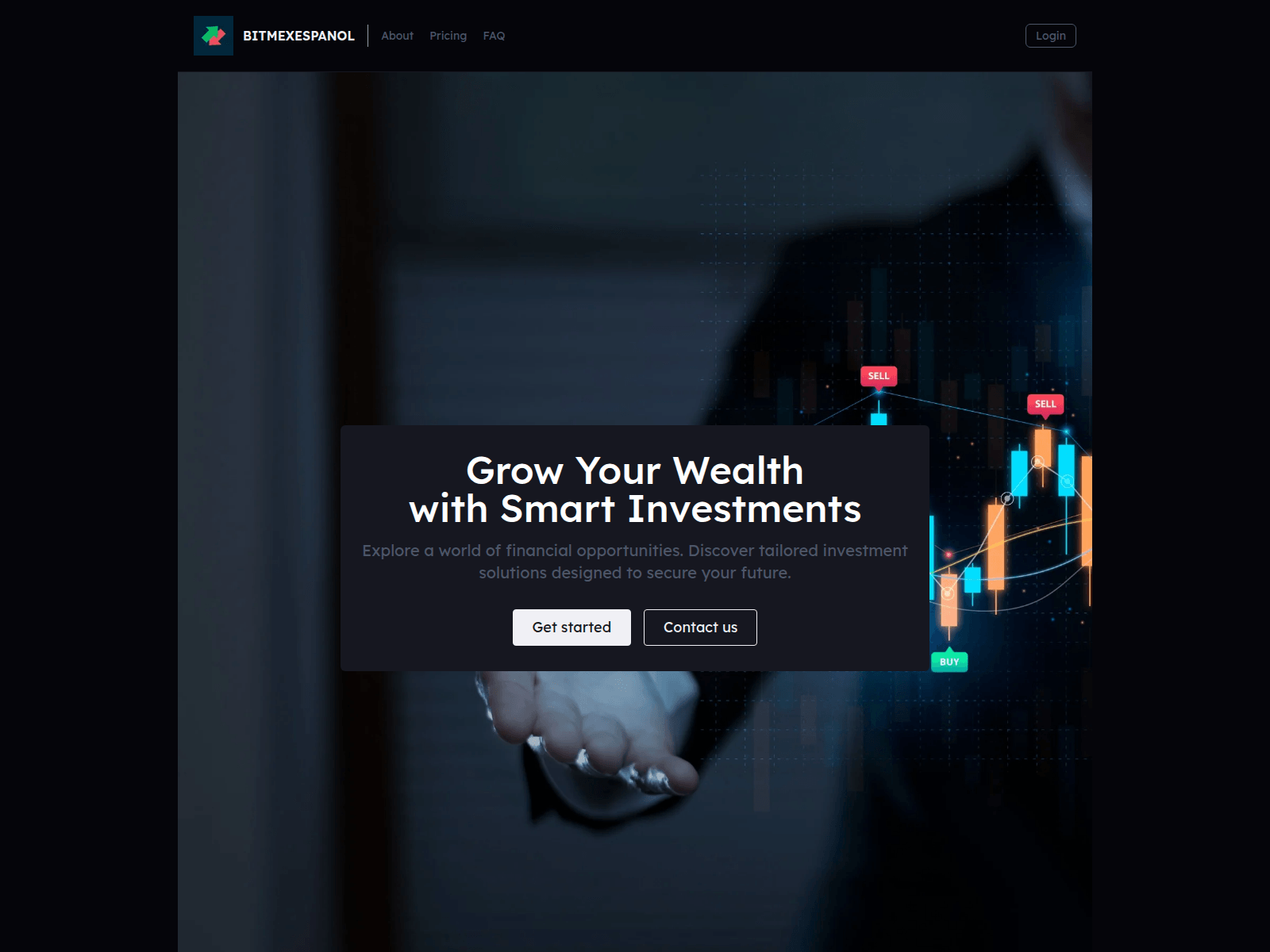 Screenshot of www.bitmexxespanol.com