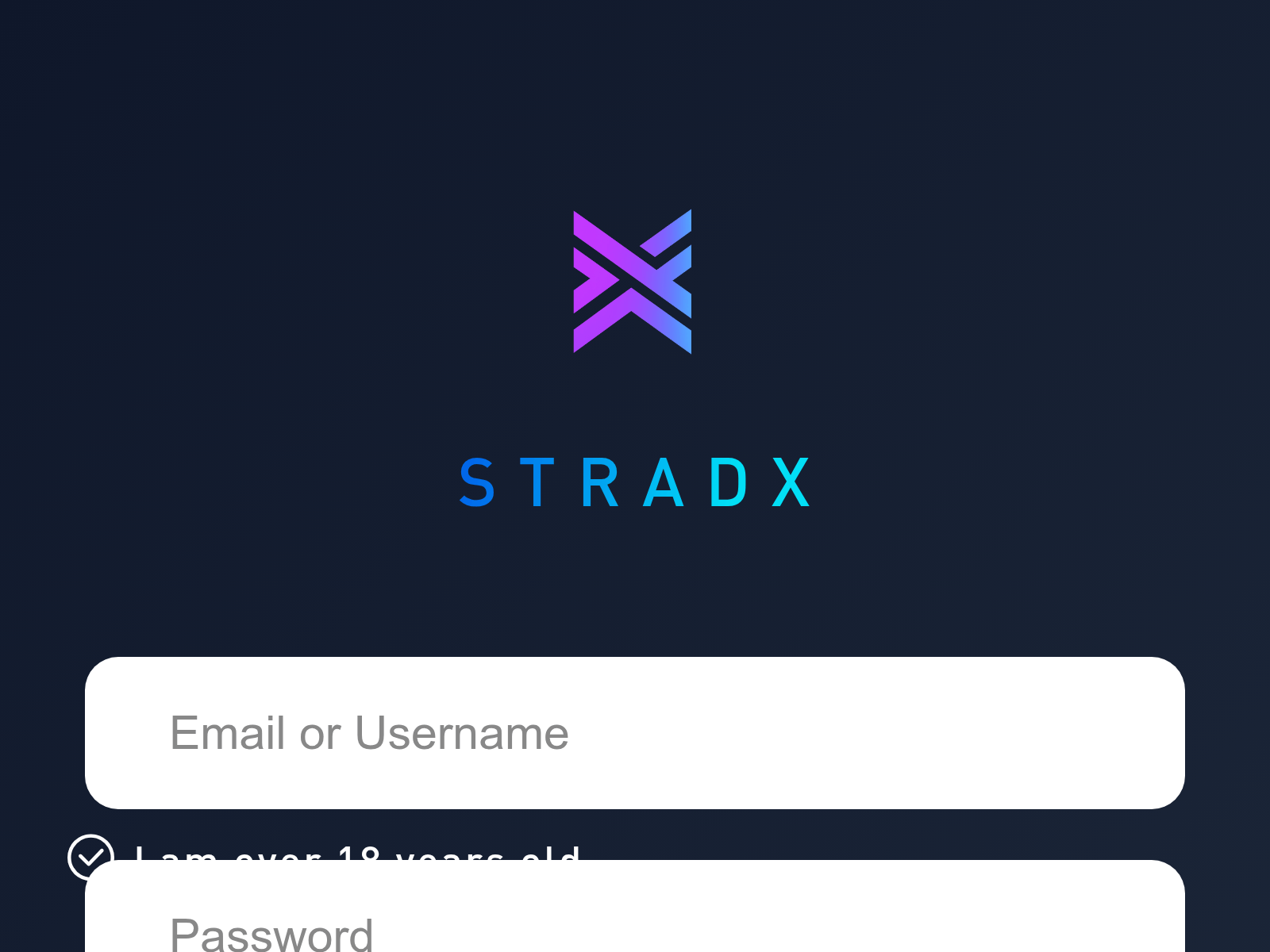 Screenshot of app.stradxmodule.com