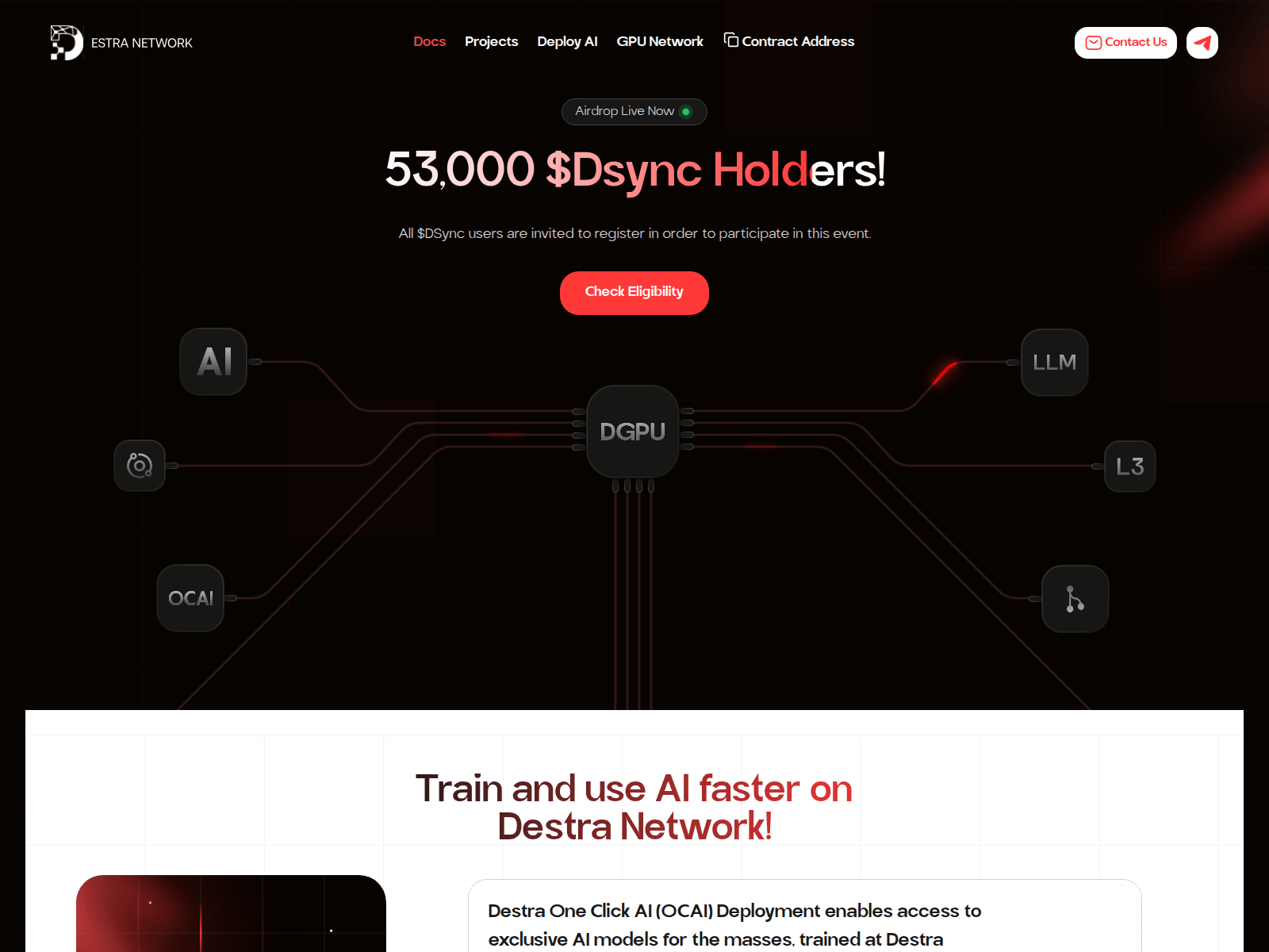Screenshot of destrasnetwork.net