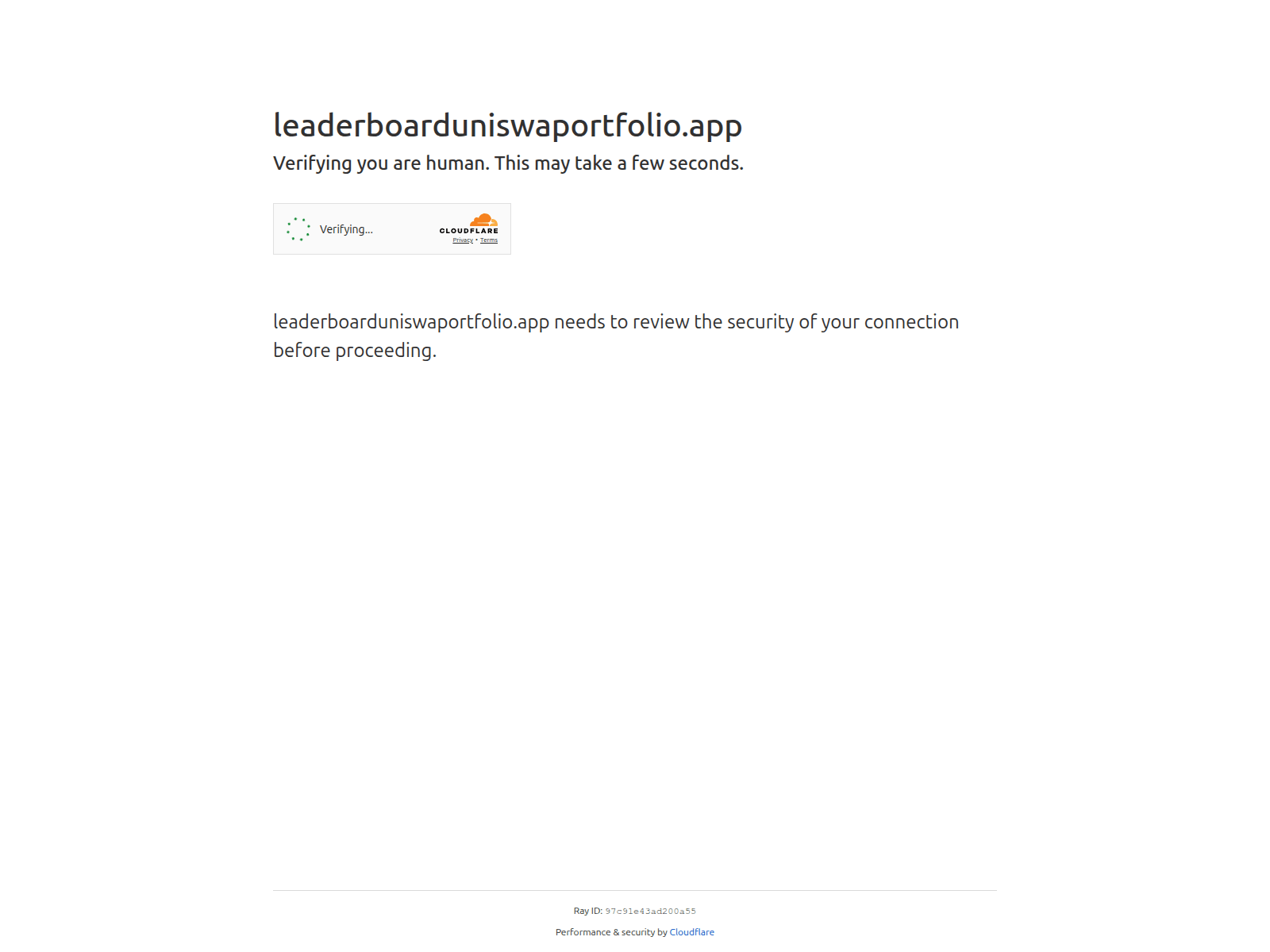 Screenshot of leaderboarduniswaportfolio.app