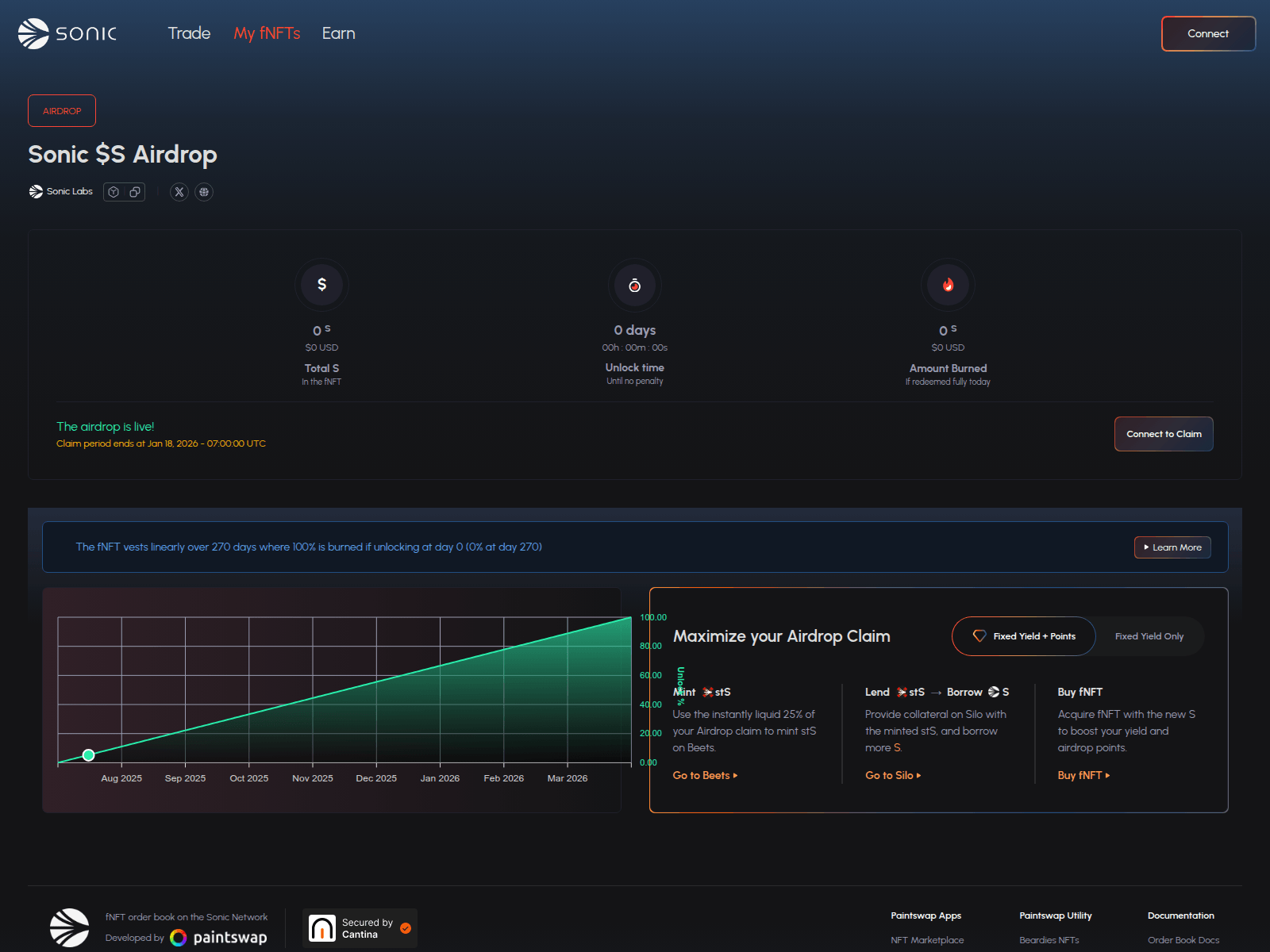 Screenshot of www.airdroppaintswap.io