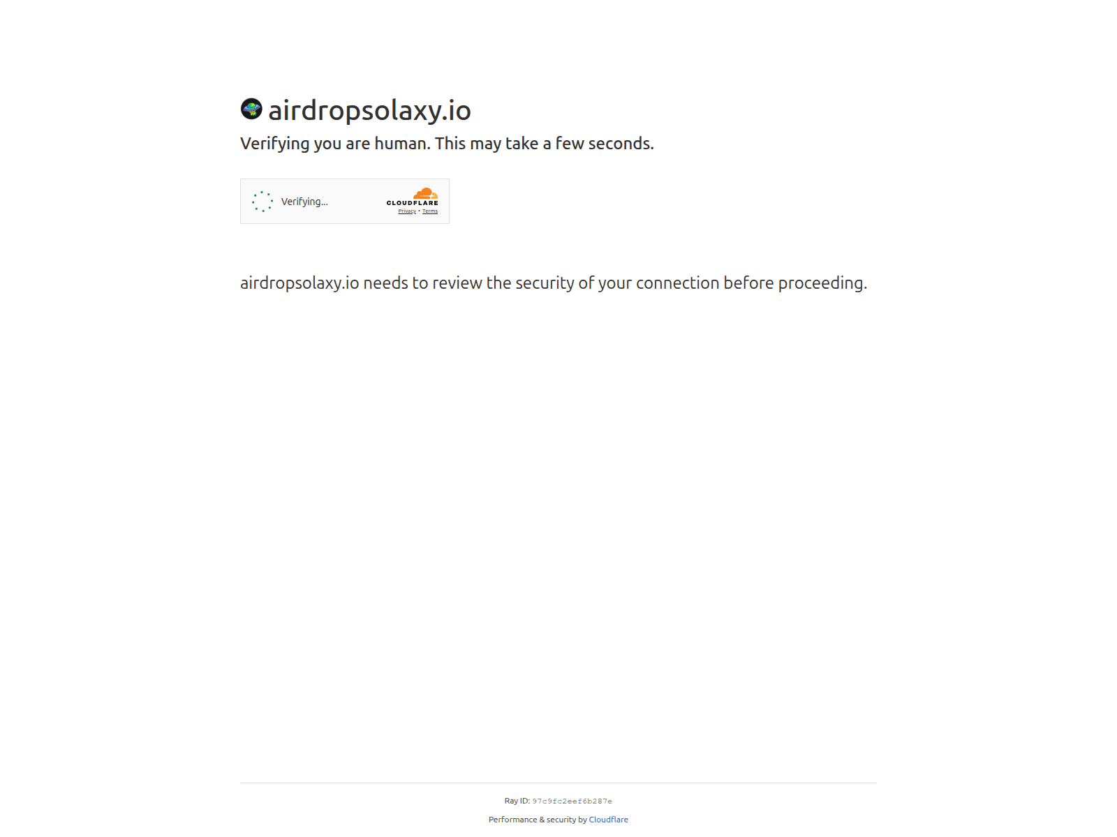 Screenshot of airdropsolaxy.io