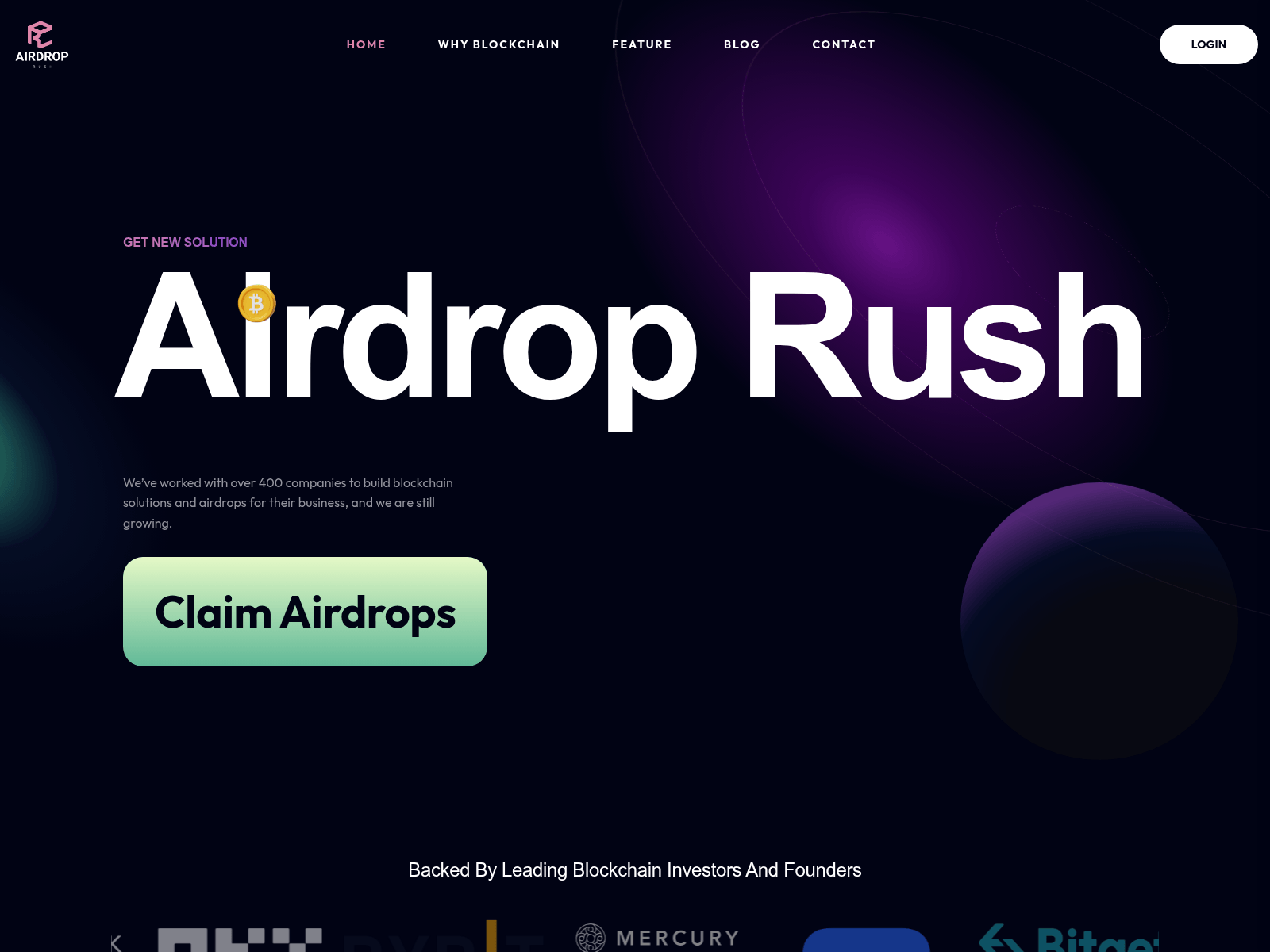 Screenshot of www.airdrop.skyexpressglobal.com