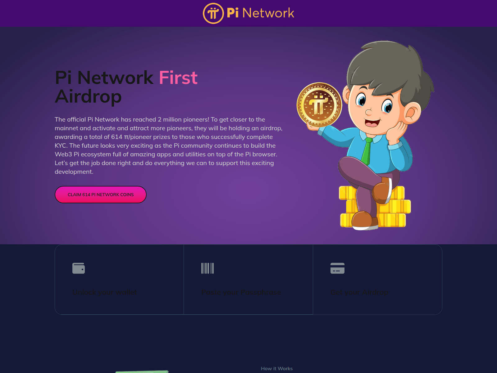 Screenshot of piairdrop.pages.dev