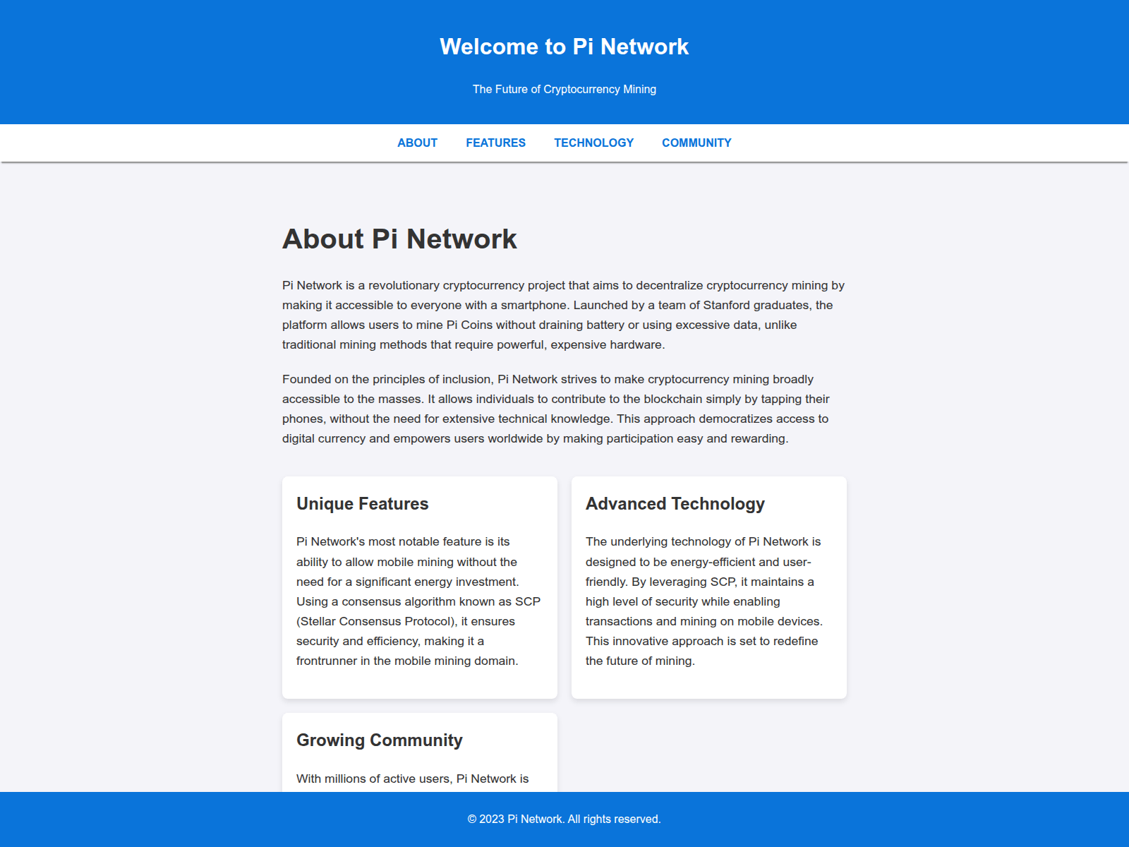 Screenshot of pinetworkapp.live