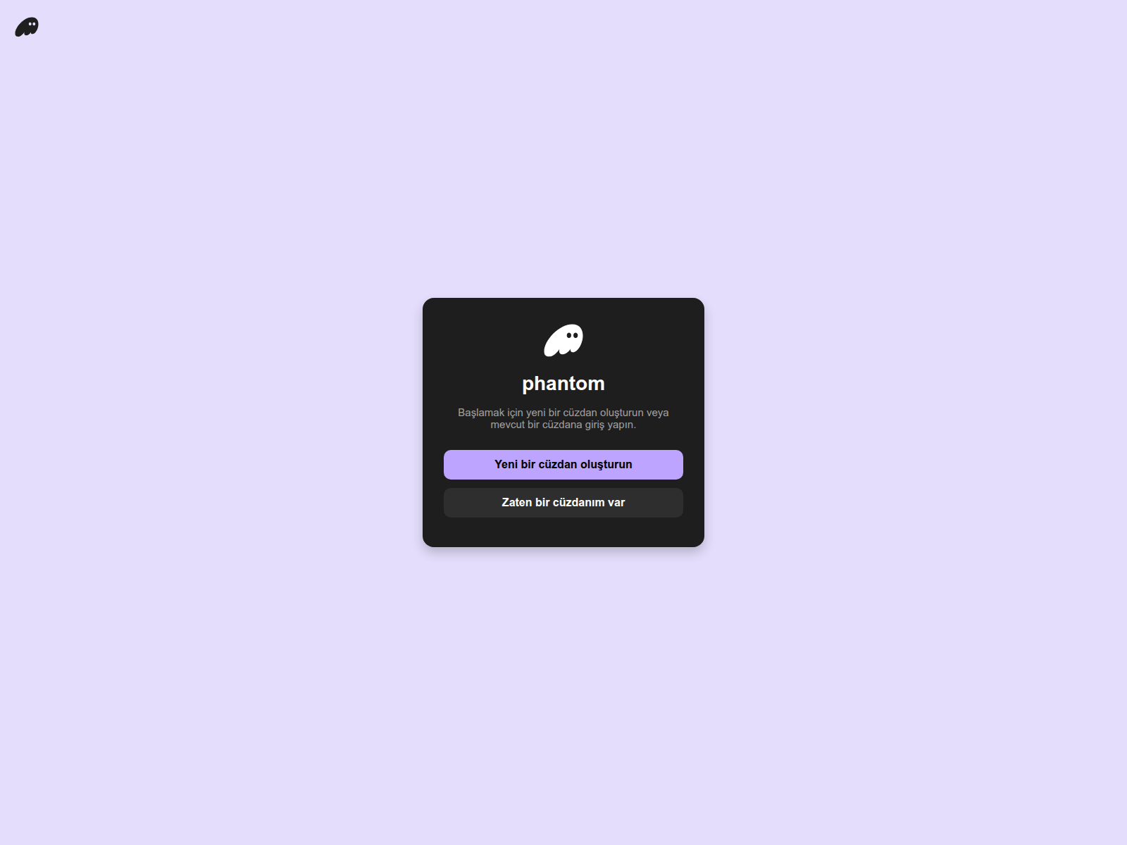 Screenshot of phantomwalletturkey.com