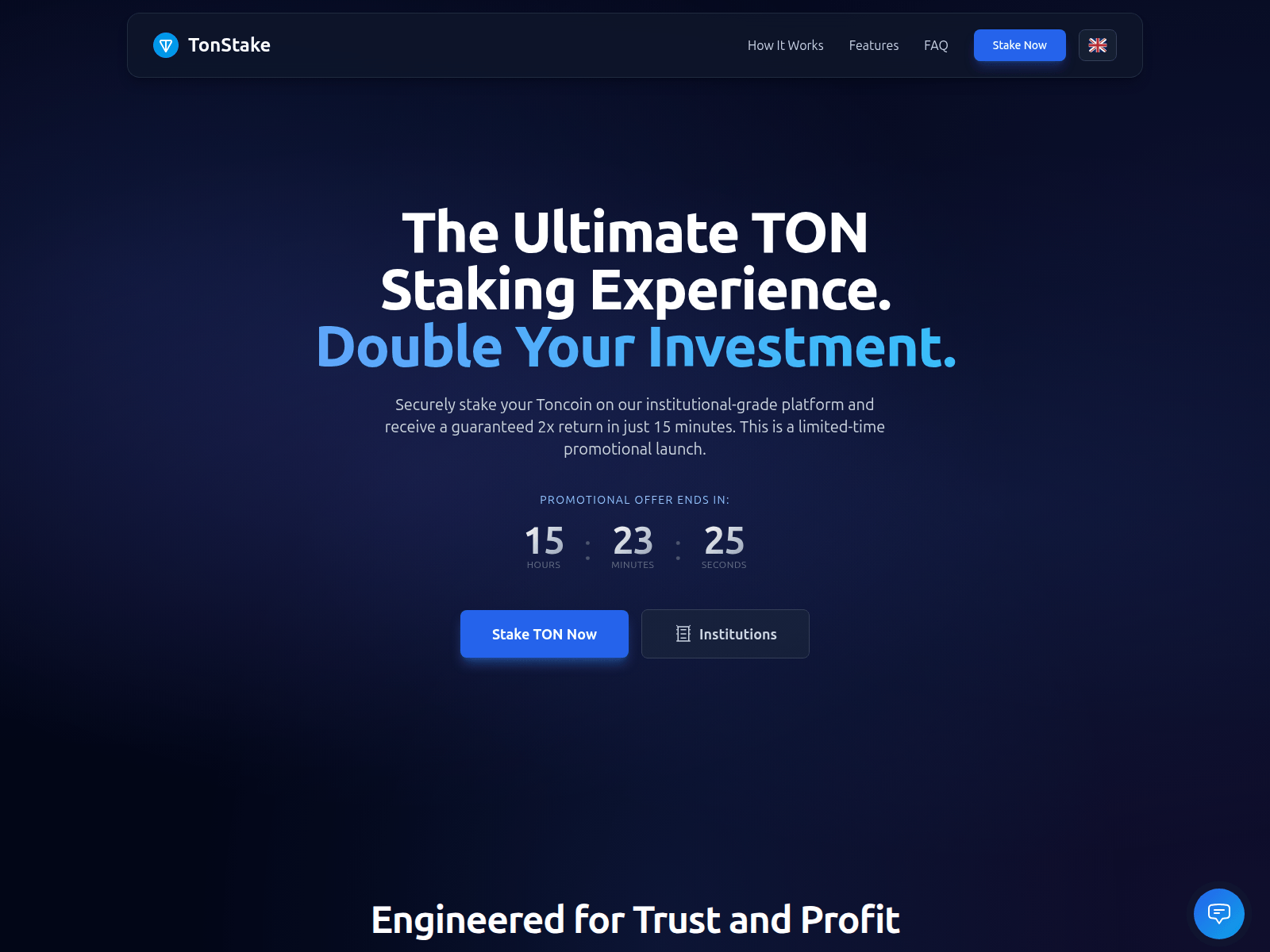 Screenshot of tonstaker.net