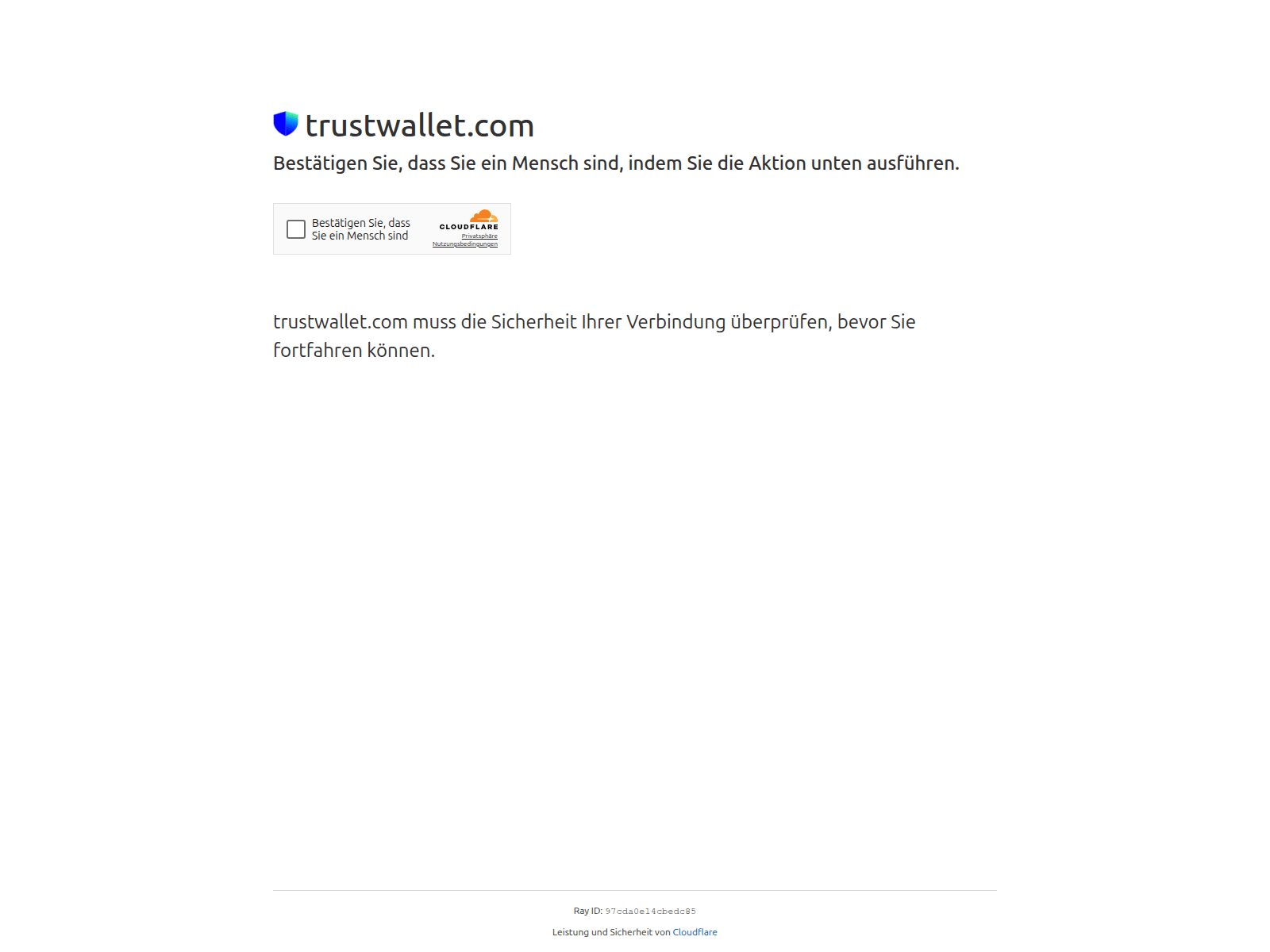 Screenshot of suppottrustwallet.com