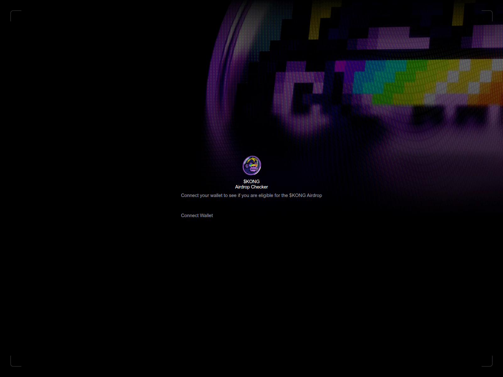 Screenshot of checkercyberkongz.com