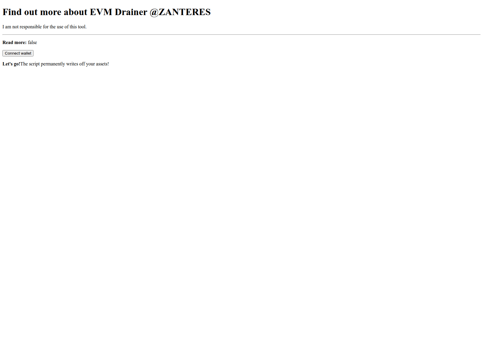 Forensic screenshot of ethevent2025.best