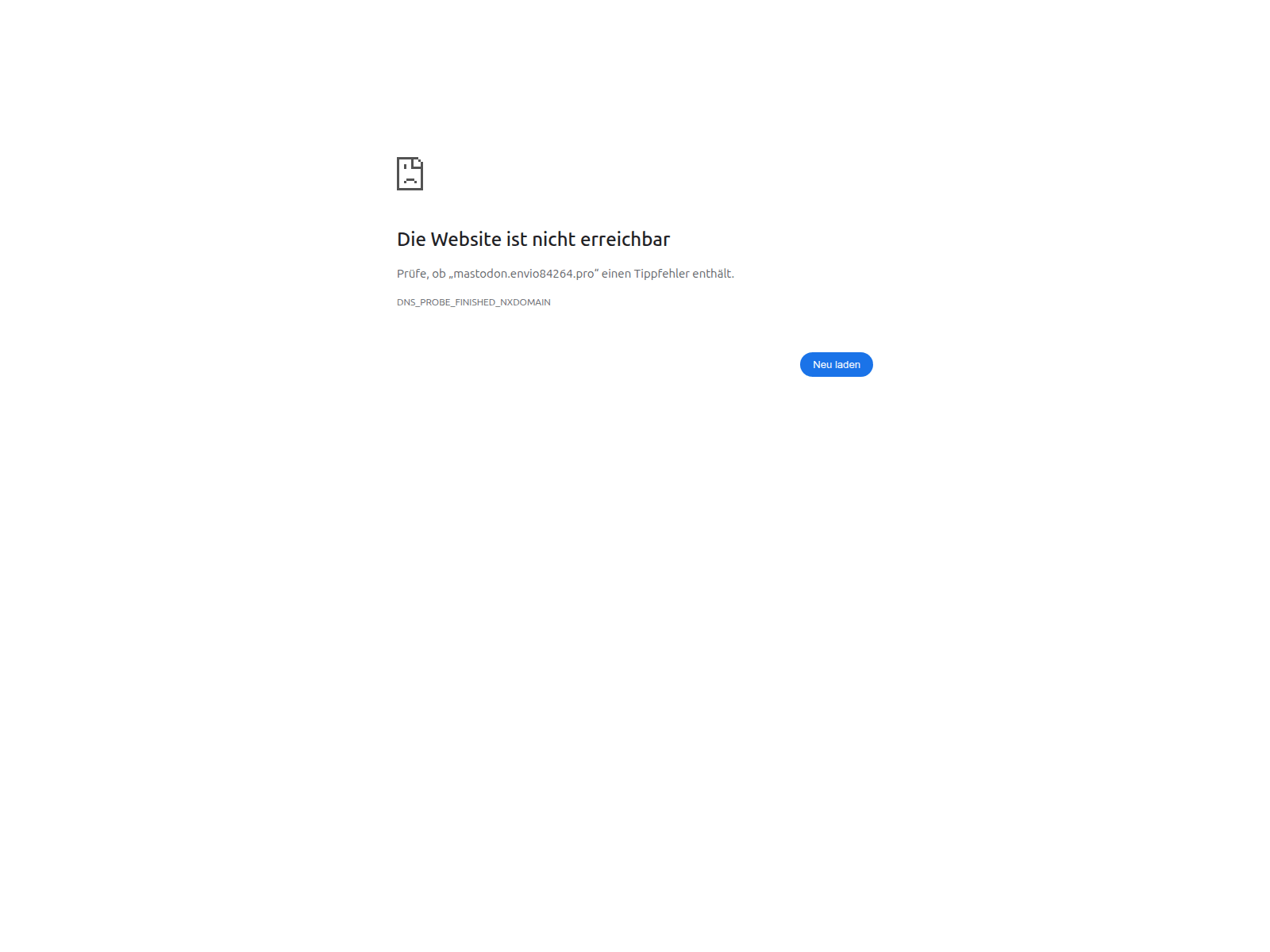 Screenshot of mastodon.envio84264.pro