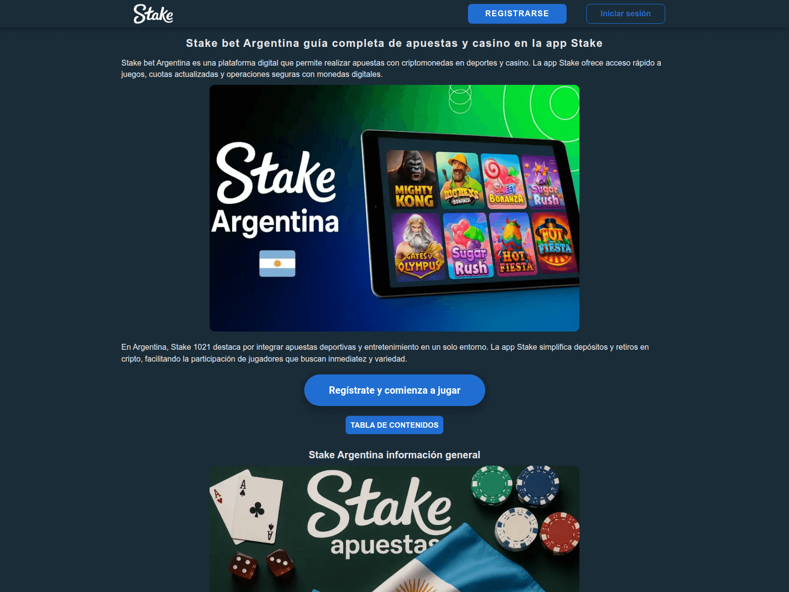 Screenshot of stake-casino-argentino.com