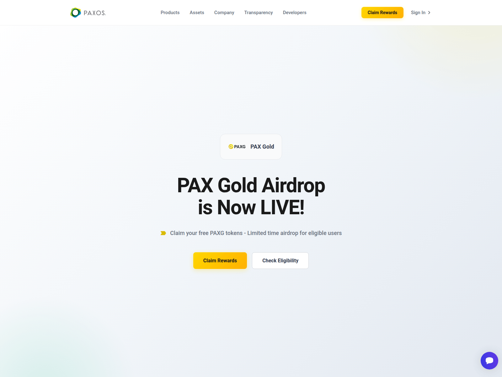 Screenshot of getpaxos.com