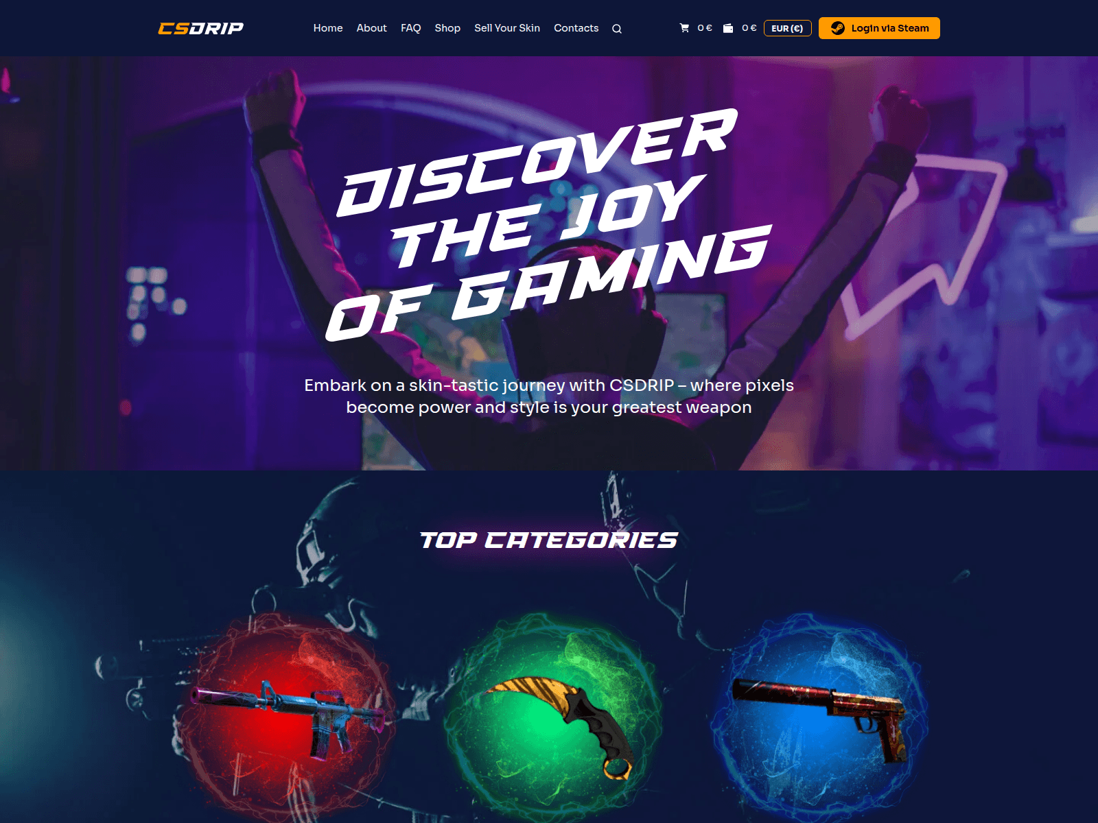 Screenshot of csdrip.shop