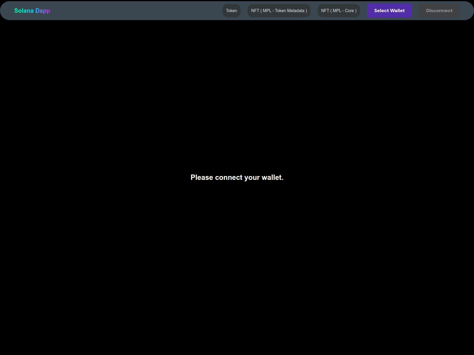 Screenshot of solana-dapp.p-gokul.dev