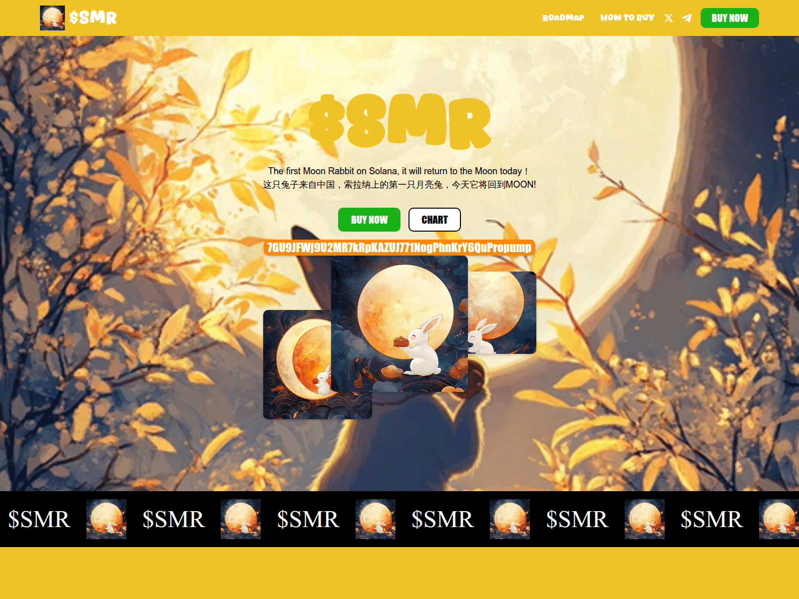 Screenshot of solana-moon-rabbit.xyz