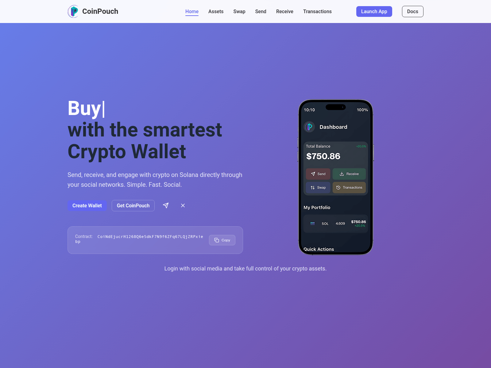 Screenshot of solana-landingpage.pages.dev