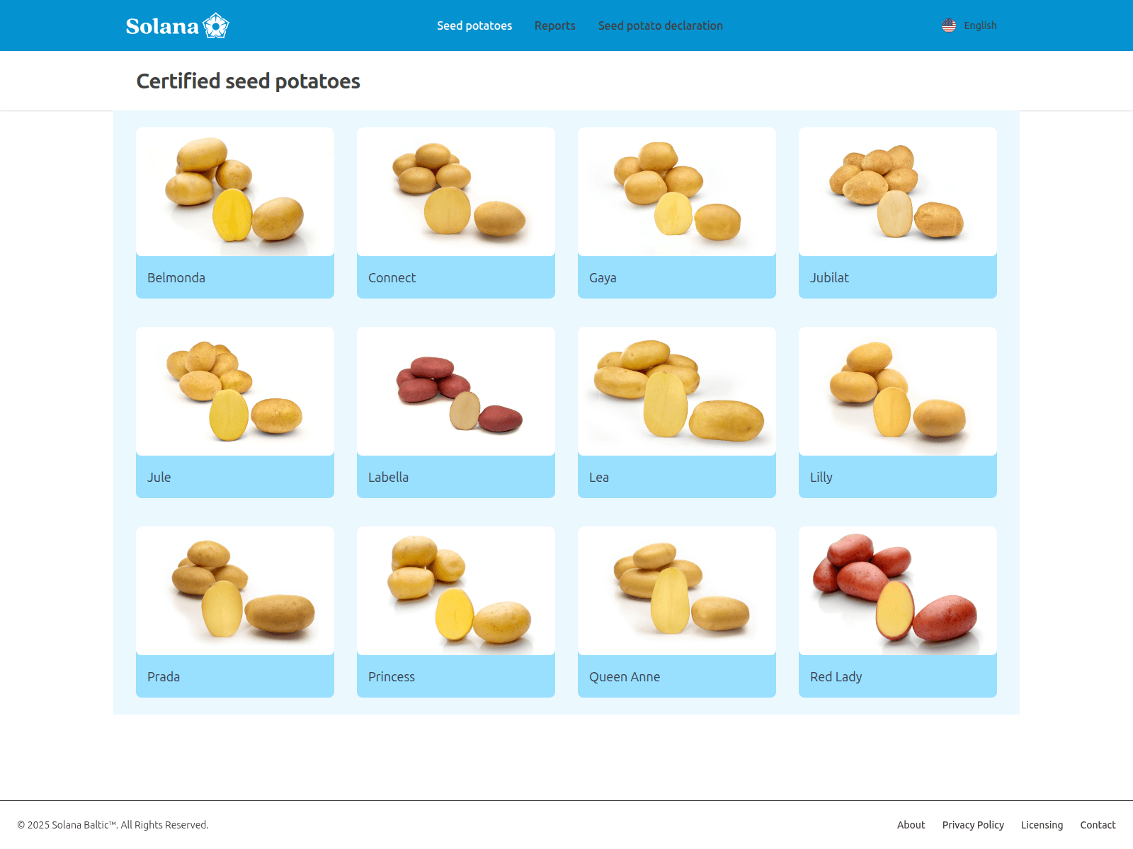 Screenshot of db.solana-baltic.com
