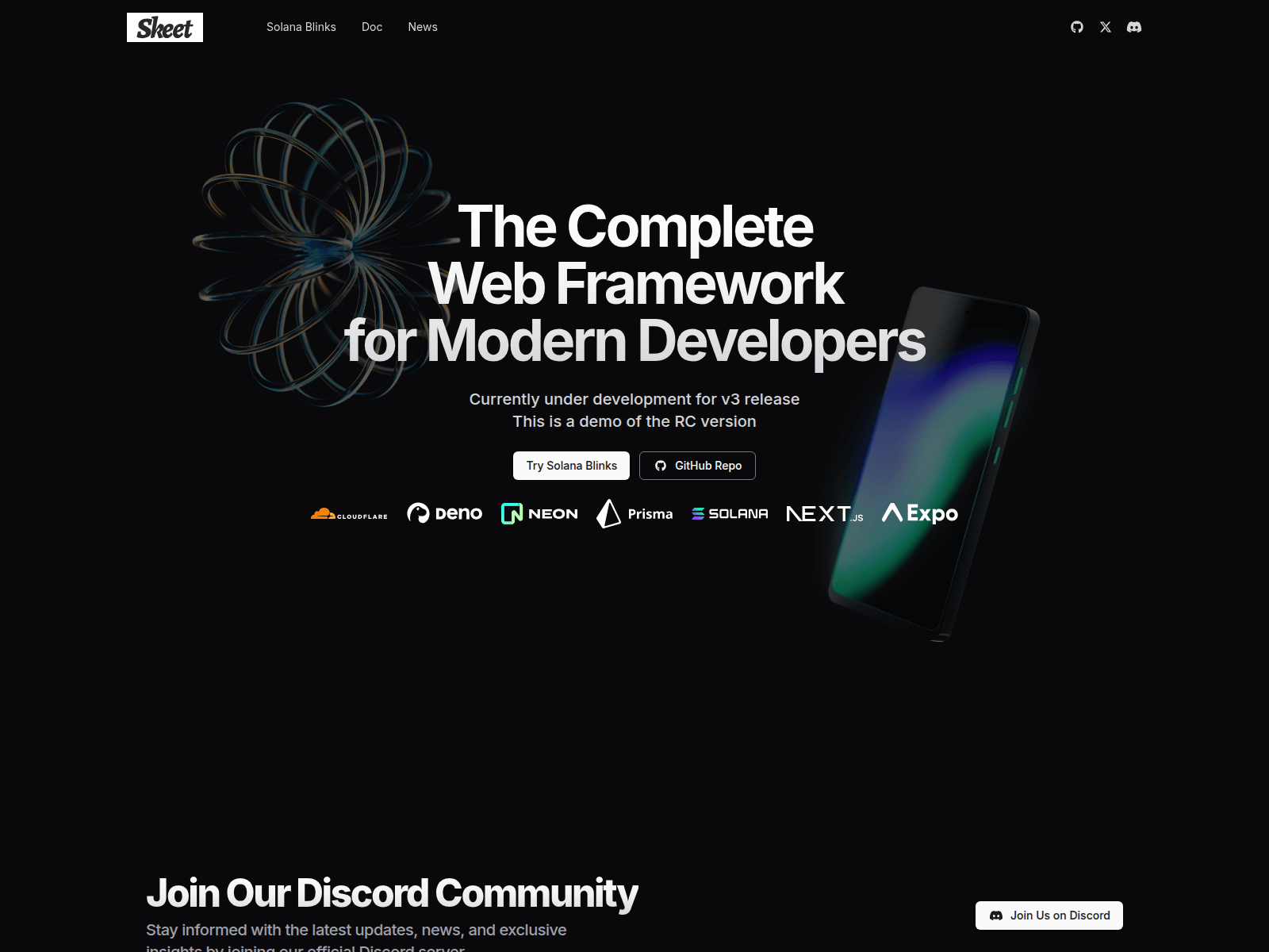 Screenshot of skeet-v3-solana-dapp-rc.pages.dev