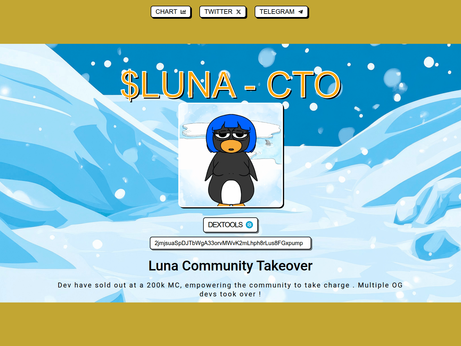 Screenshot of luna-solana-fun.pages.dev