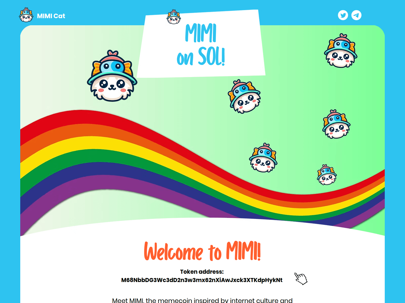 Screenshot of mimionsolana-fun.pages.dev