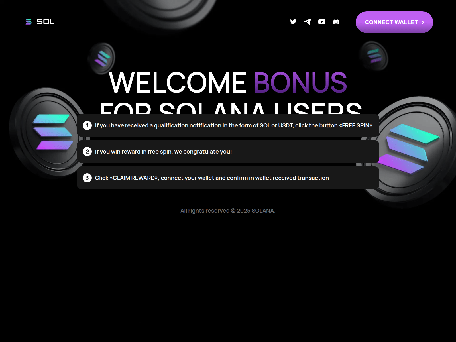 Screenshot of sol-world-award.xyz