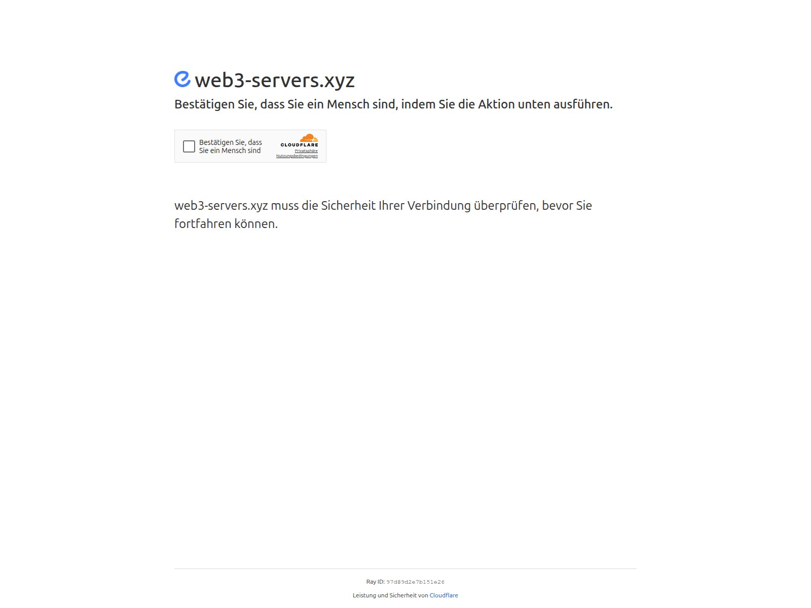 Screenshot of web3-servers.xyz