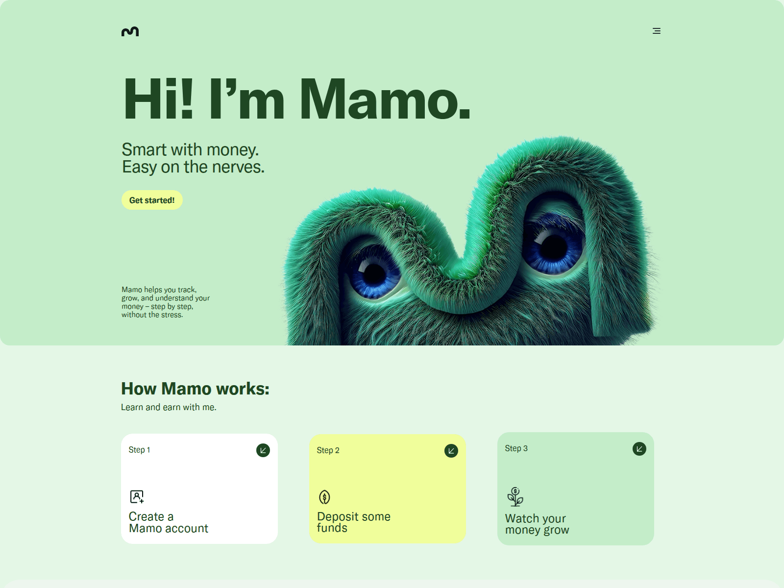Screenshot of mamobot.xyz