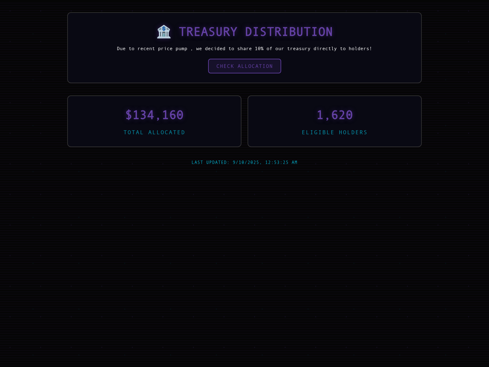 Screenshot of allocation-streamercoin.com