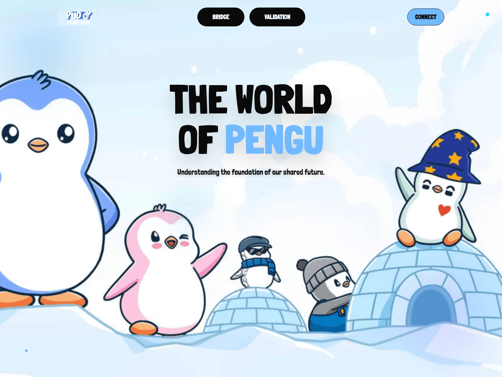 Screenshot of pudgypenguins-world.pages.dev