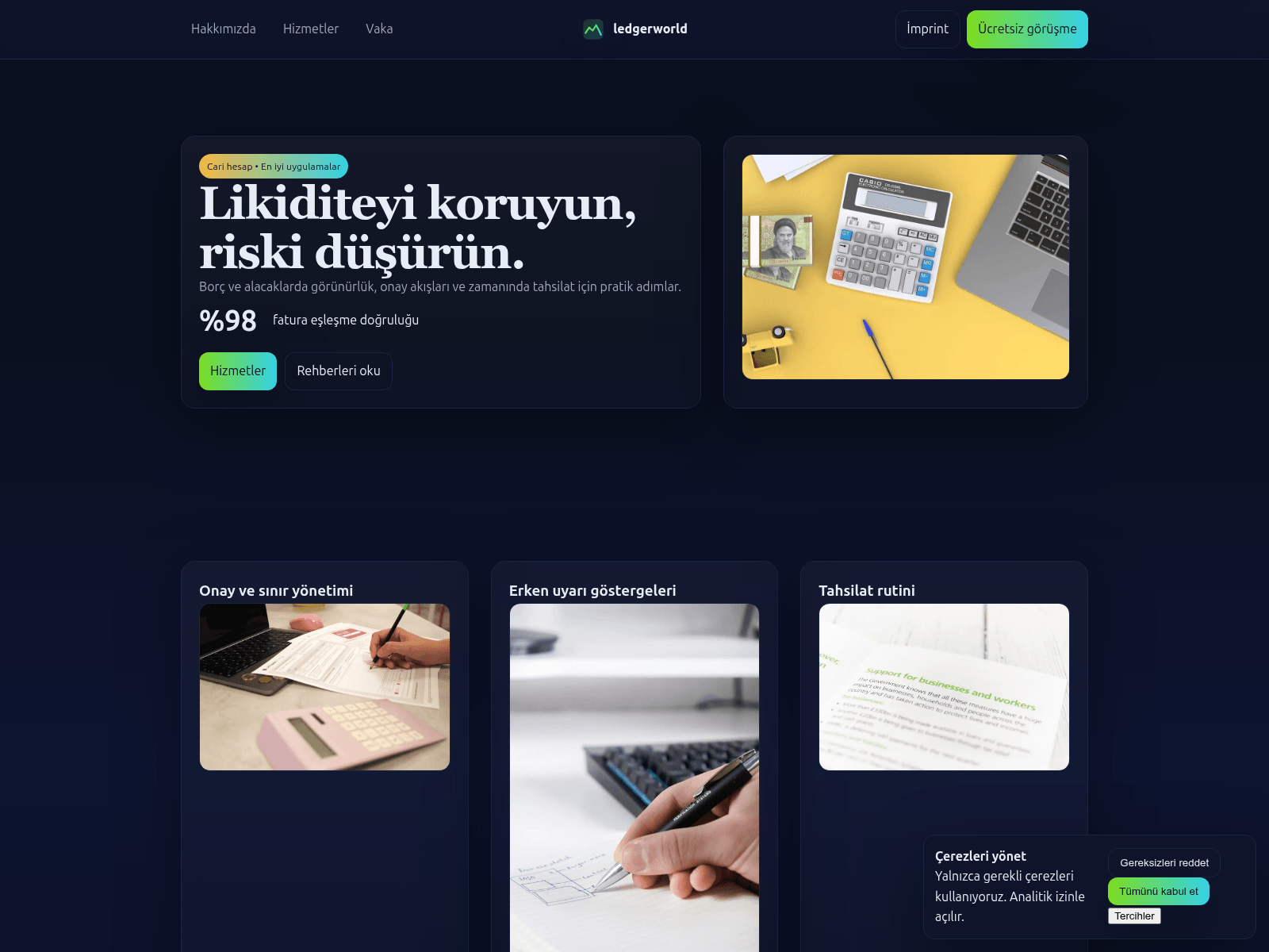 Screenshot of ledgerworld.cc