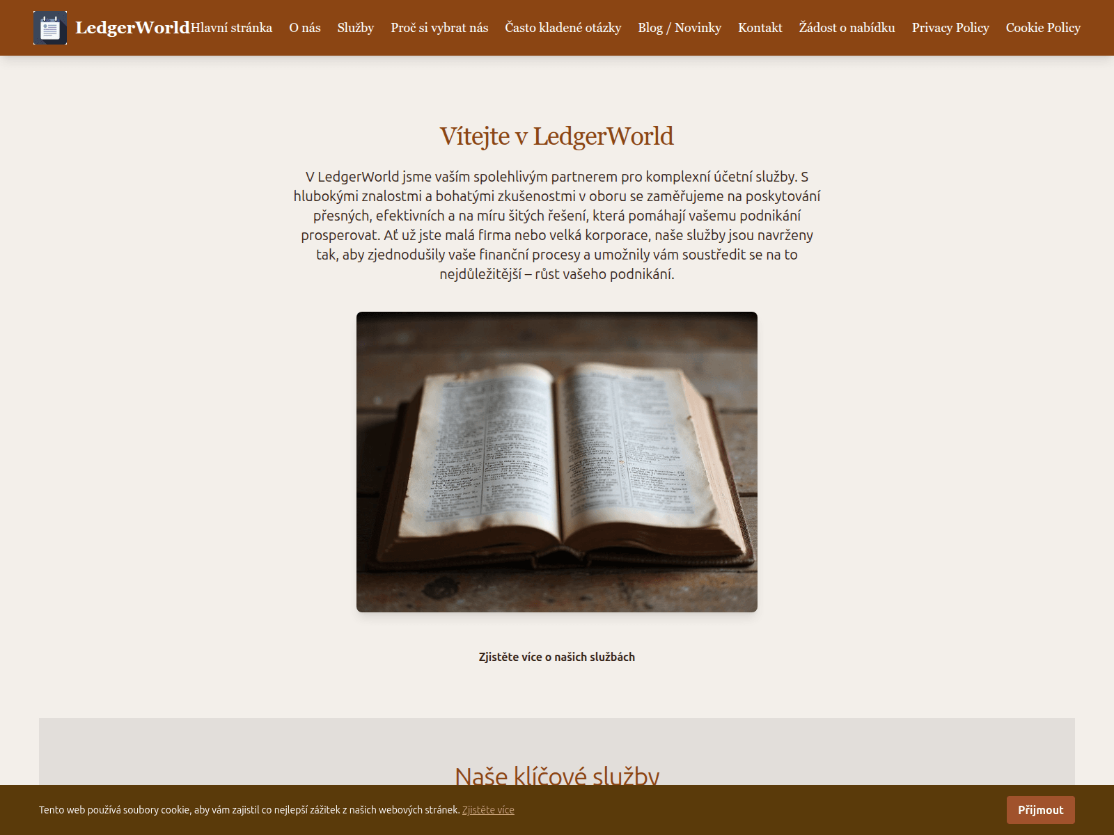 Screenshot of ledgerworld.world