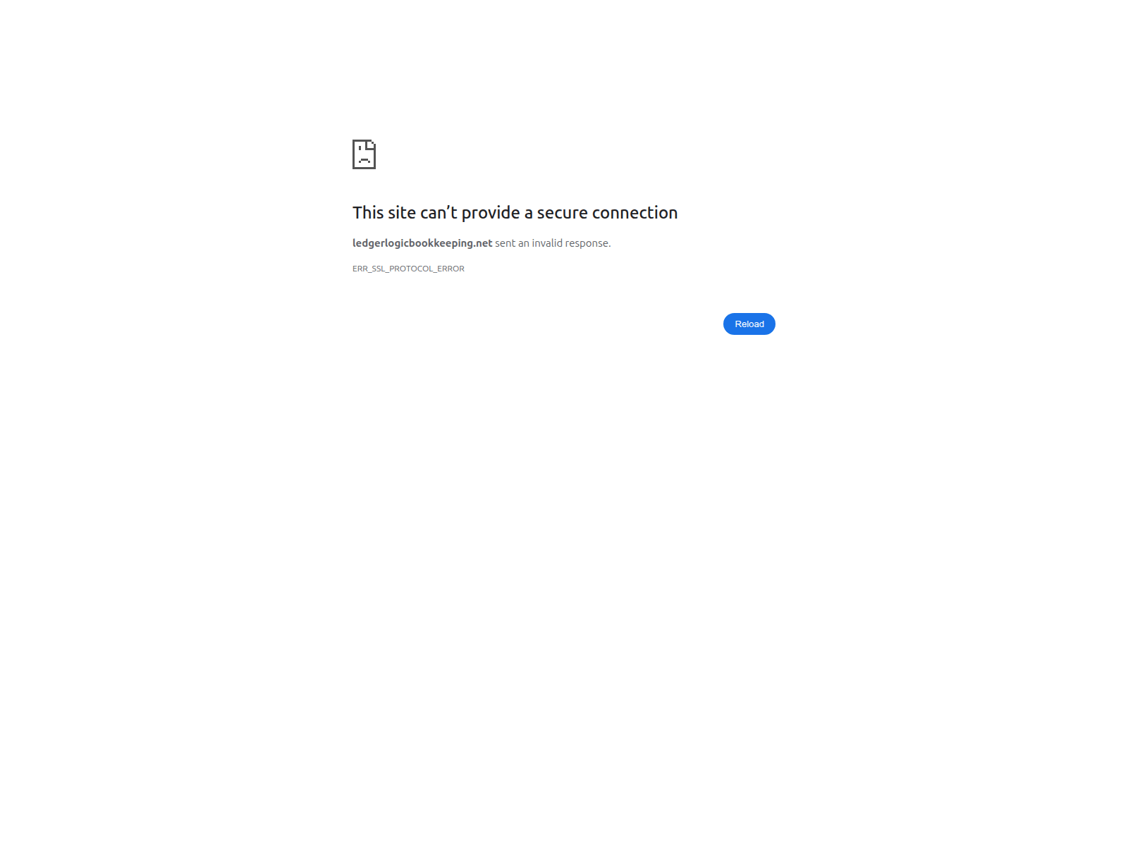 Screenshot of ledgerlogicbookkeeping.net