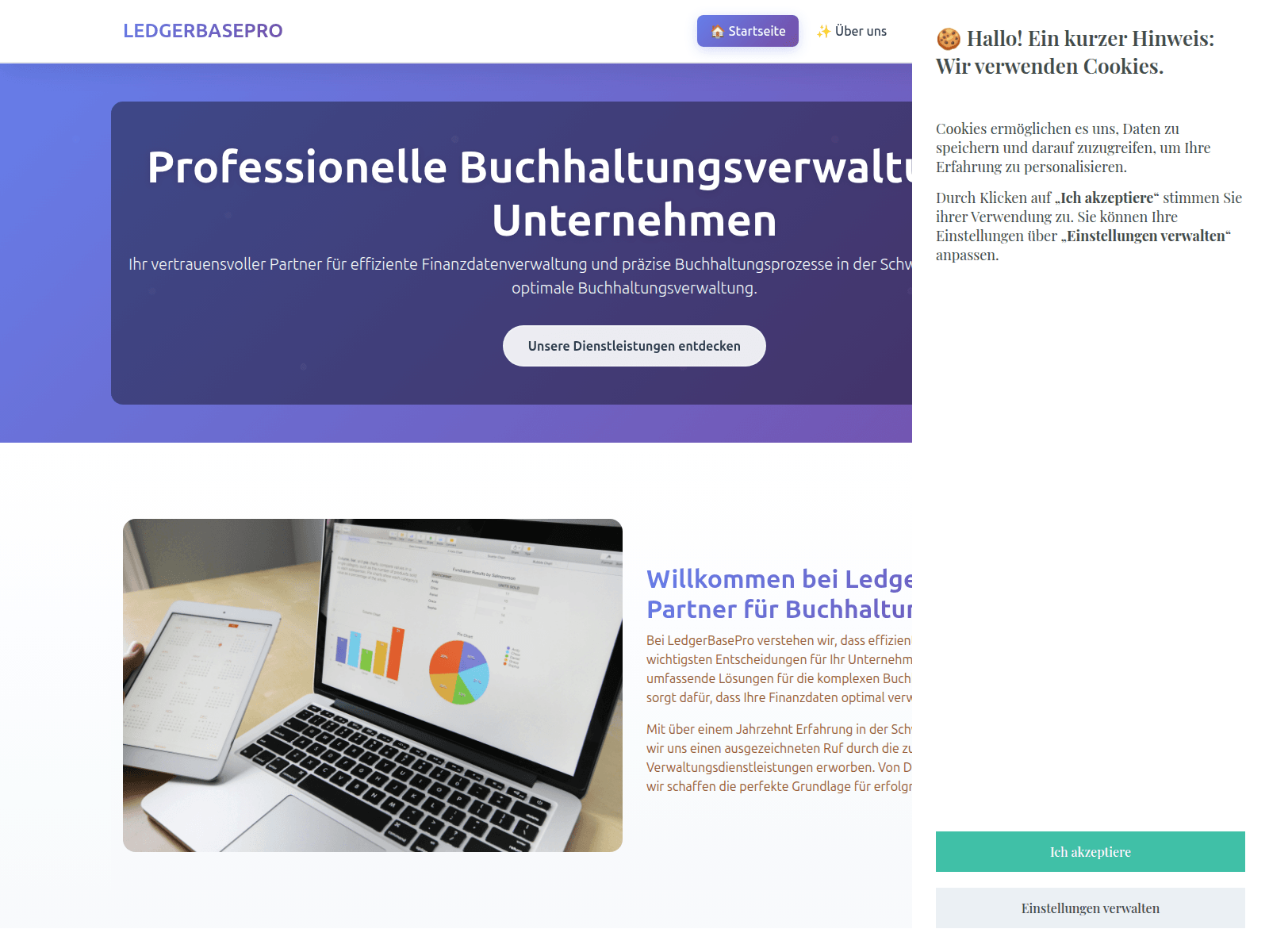 Screenshot of ledgerbasepro.com