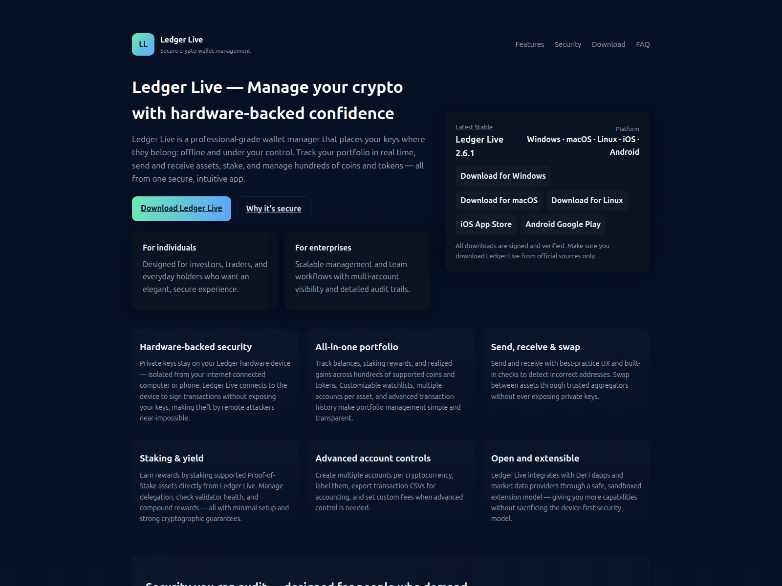 Screenshot of ledger-live-start-cmt.pages.dev