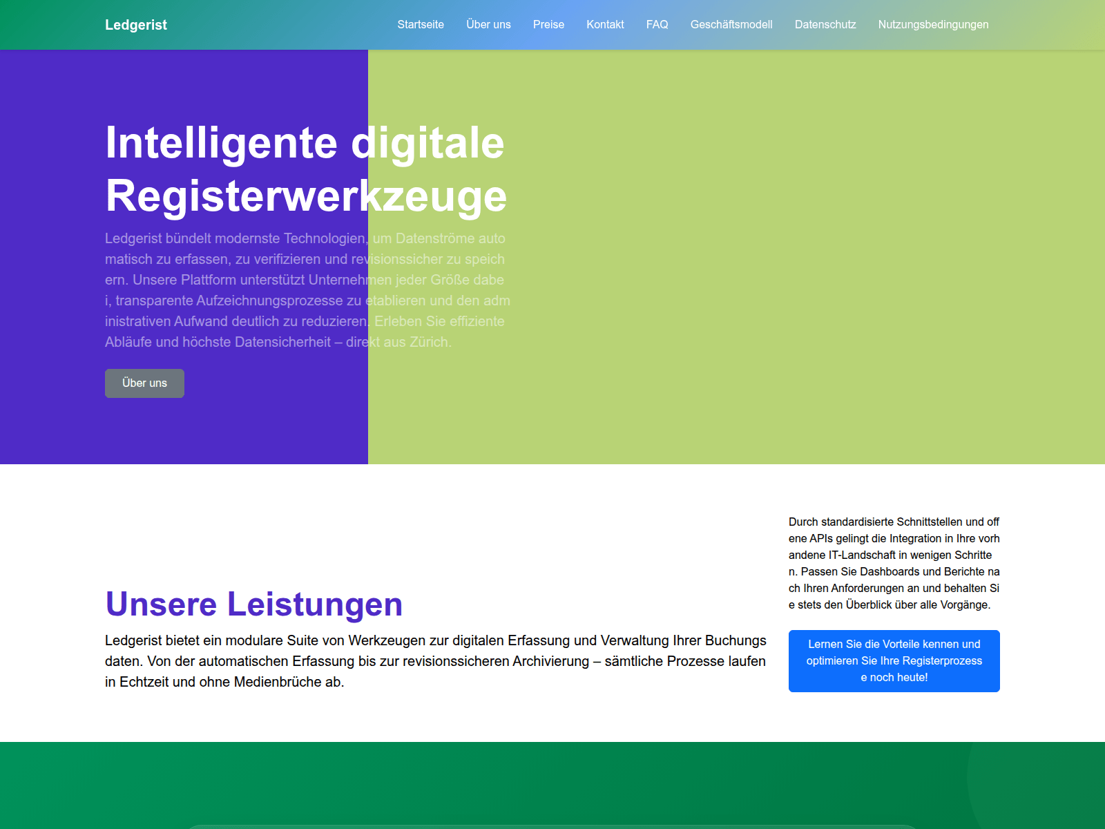 Screenshot of ledgeristhub.com