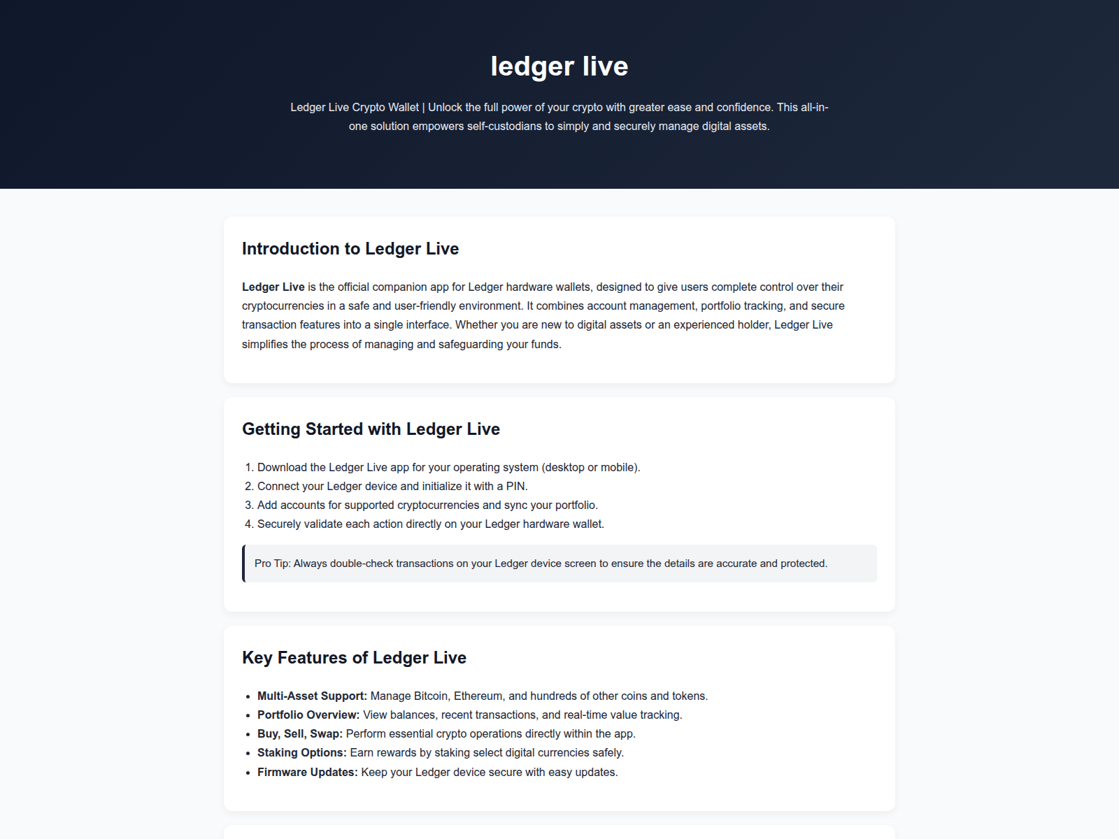 Screenshot of ledger-livce.pages.dev
