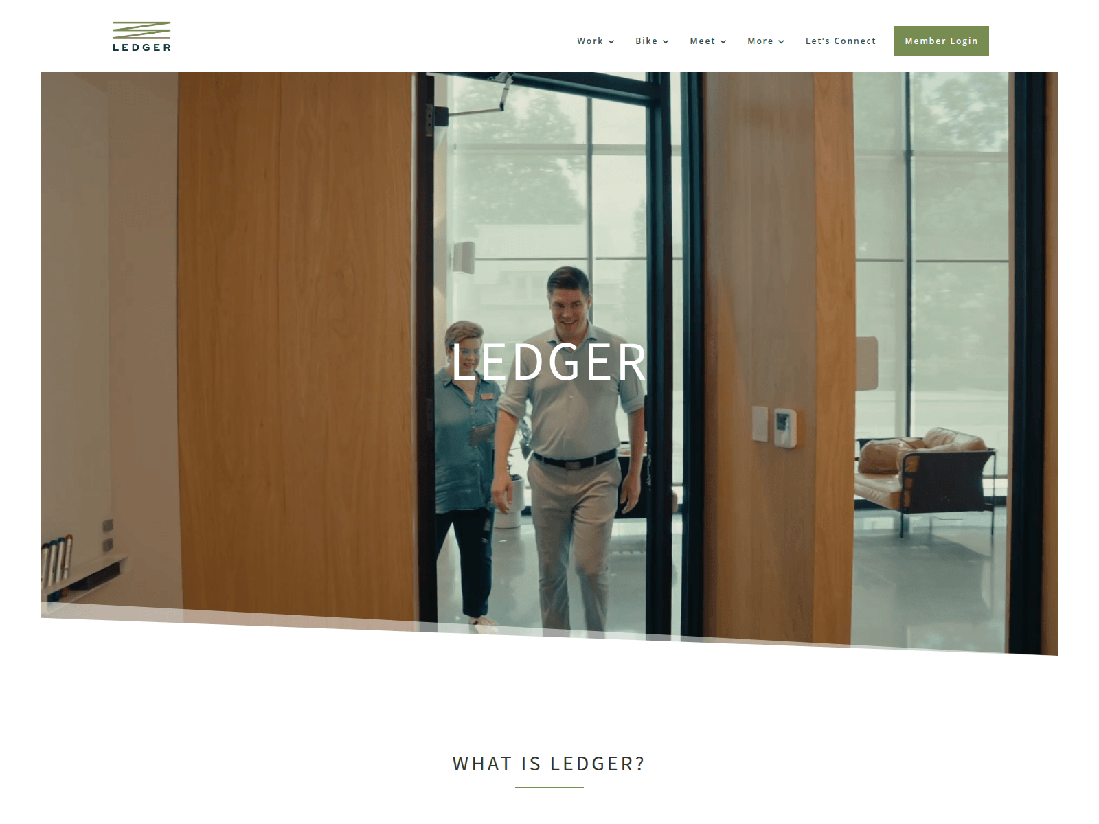 Screenshot of ledgerbentonville.blog