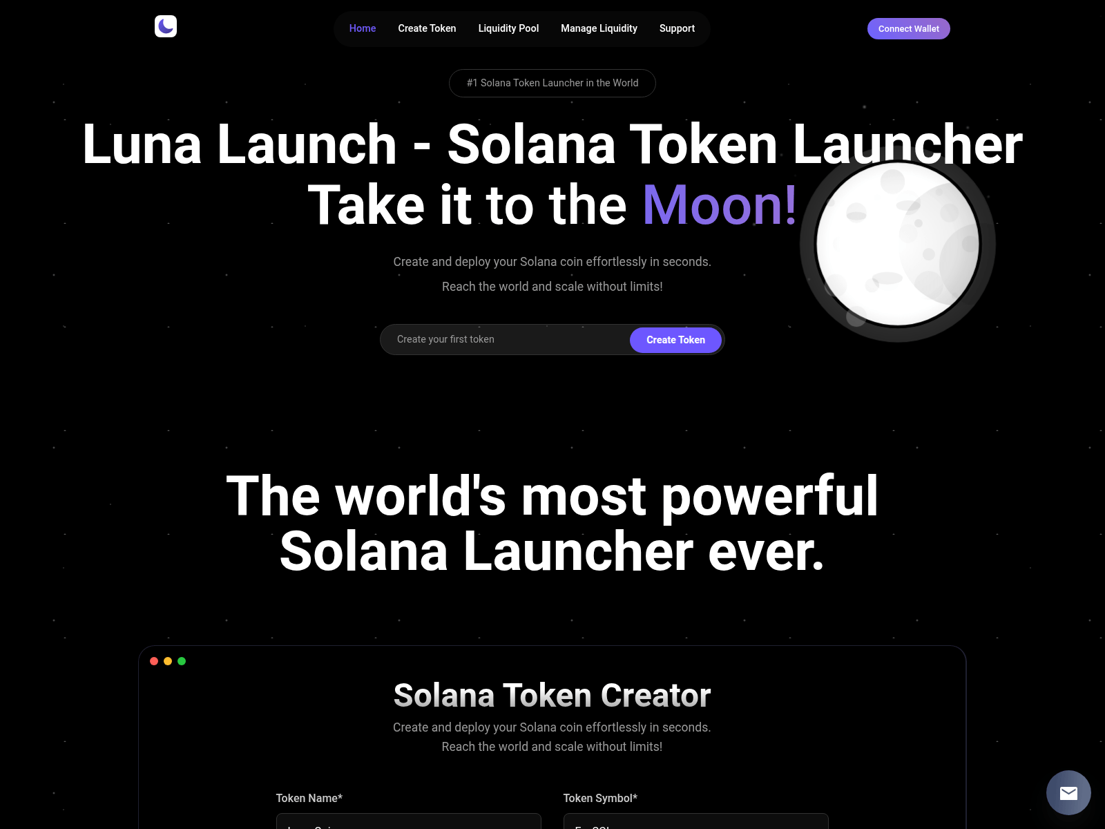 Screenshot of starter-luna.com