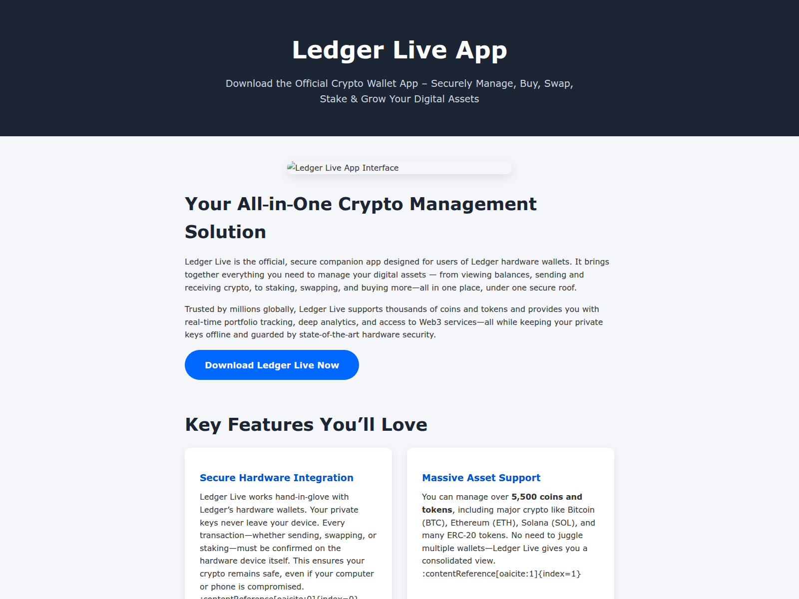 Screenshot of ledger-live-desktop-c38.pages.dev