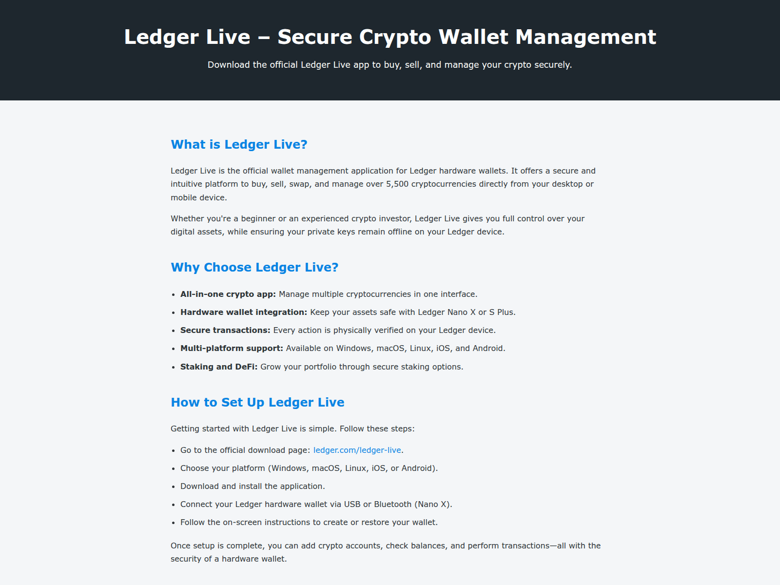 Screenshot of ledger-live-sw.pages.dev
