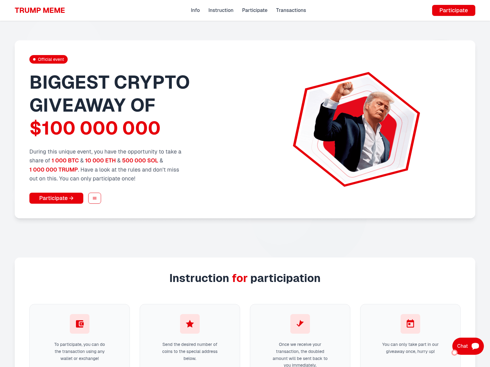 Screenshot of trumpx-x2.com